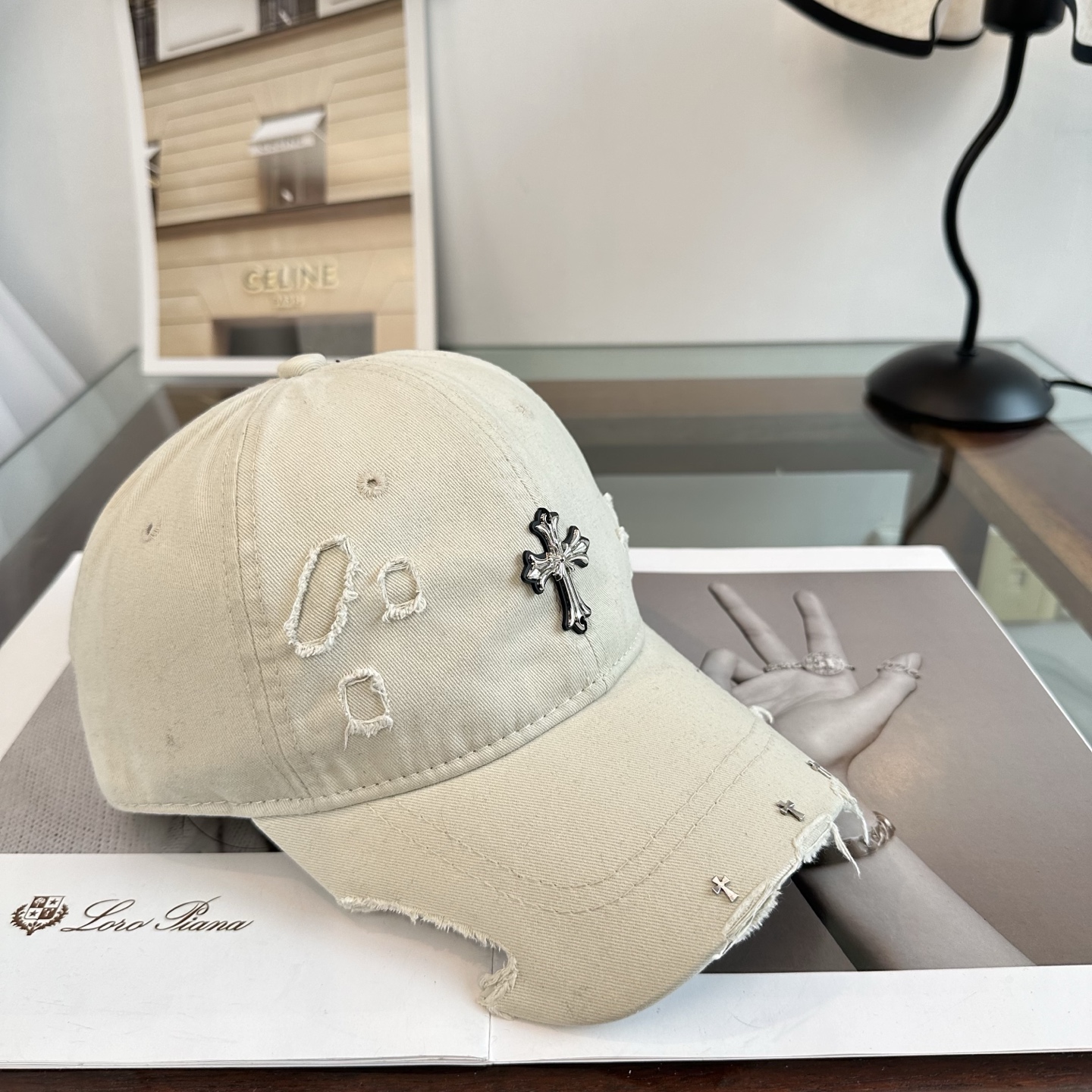 Chrome hearts 克罗心 新款十字架 高品质棒球帽，高端定制版！网红时尚博主同款！墙裂推荐！质