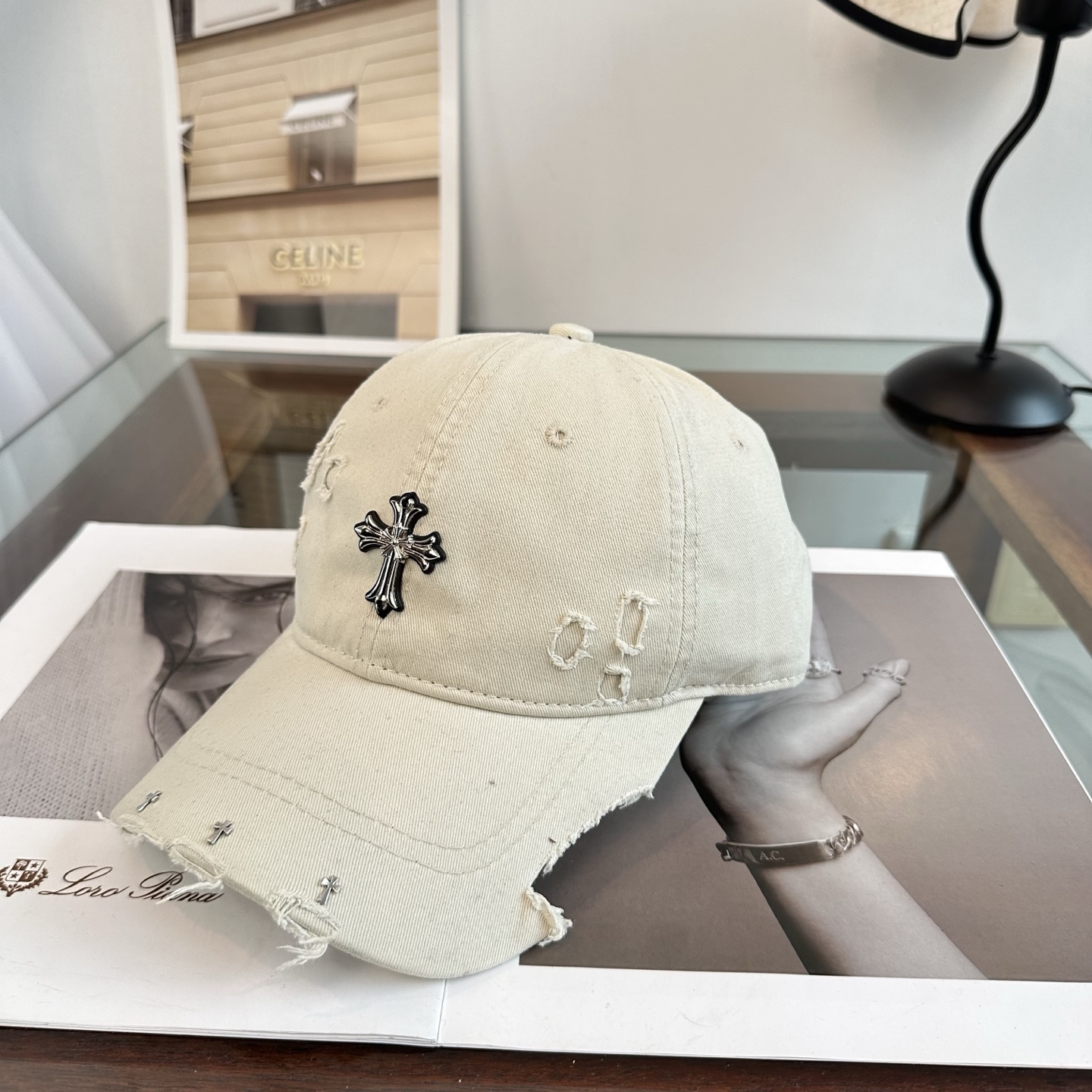 Chrome hearts 克罗心 新款十字架 高品质棒球帽，高端定制版！网红时尚博主同款！墙裂推荐！质