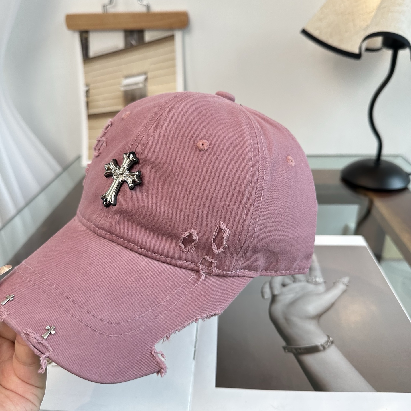 Chrome hearts 克罗心 新款十字架 高品质棒球帽，高端定制版！网红时尚博主同款！墙裂推荐！质