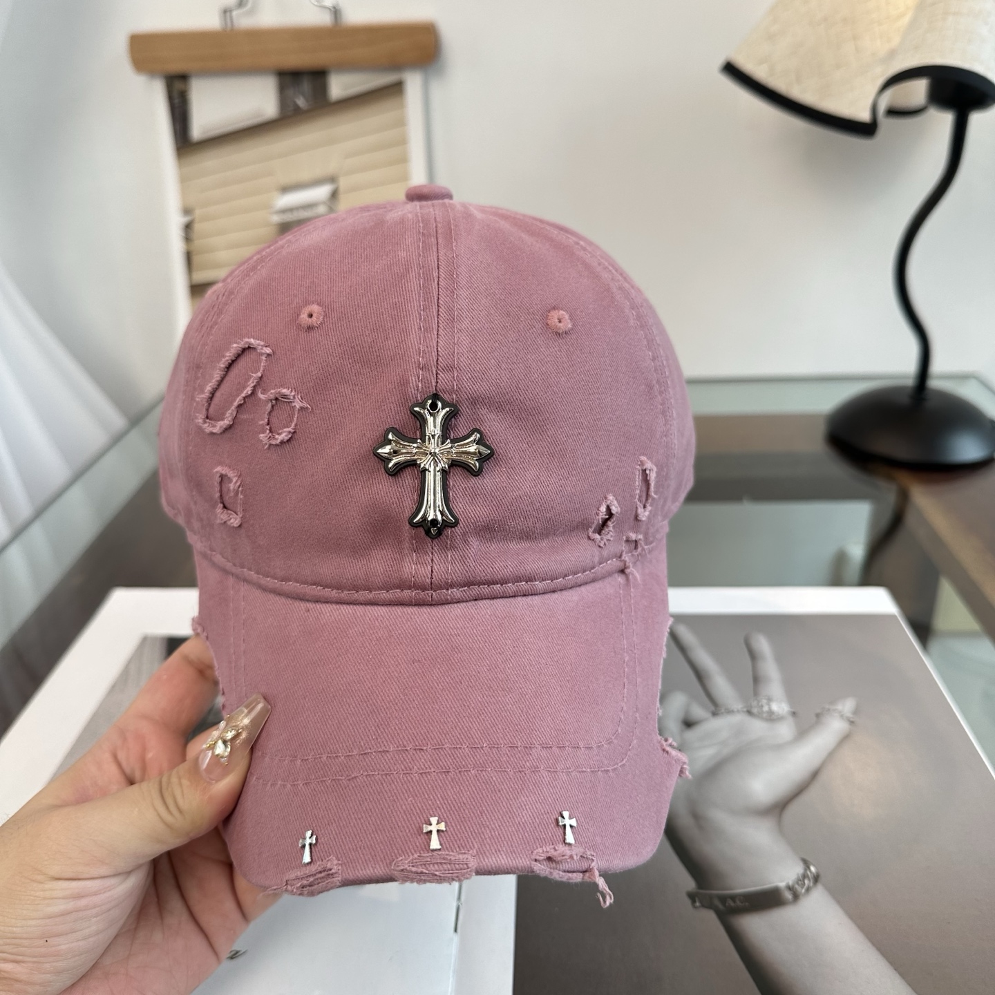 Chrome hearts 克罗心 新款十字架 高品质棒球帽，高端定制版！网红时尚博主同款！墙裂推荐！质