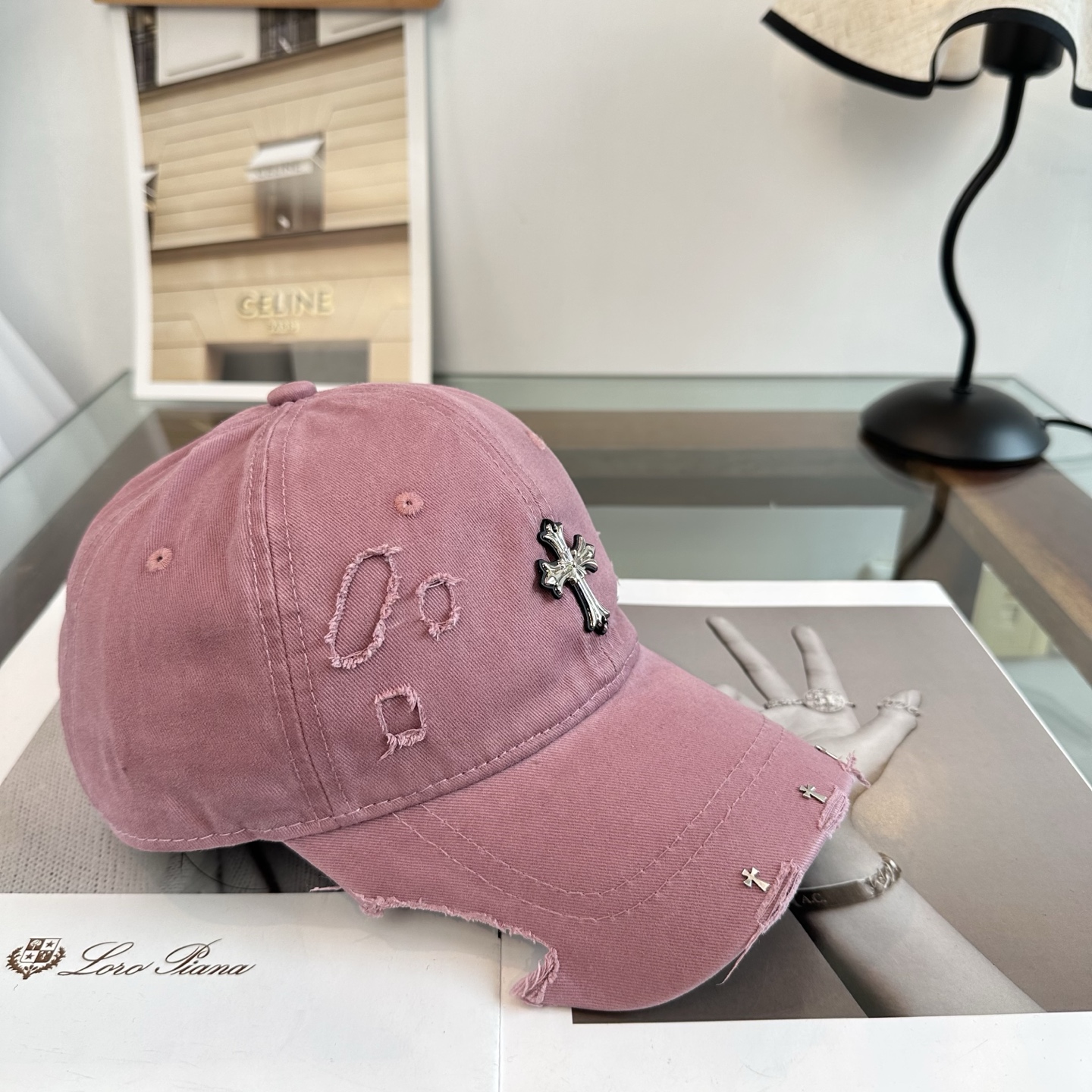 Chrome hearts 克罗心 新款十字架 高品质棒球帽，高端定制版！网红时尚博主同款！墙裂推荐！质