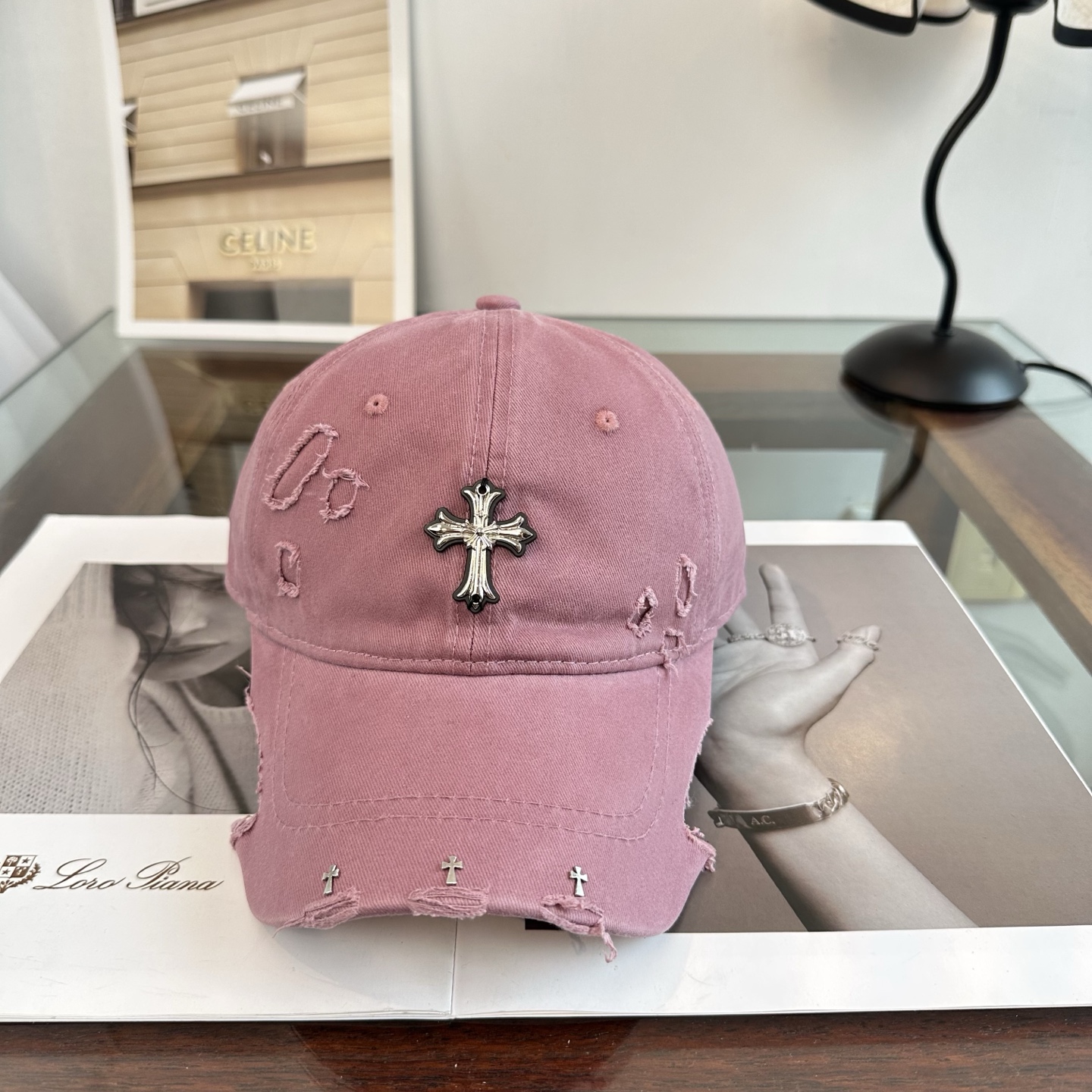 Chrome hearts 克罗心 新款十字架 高品质棒球帽，高端定制版！网红时尚博主同款！墙裂推荐！质