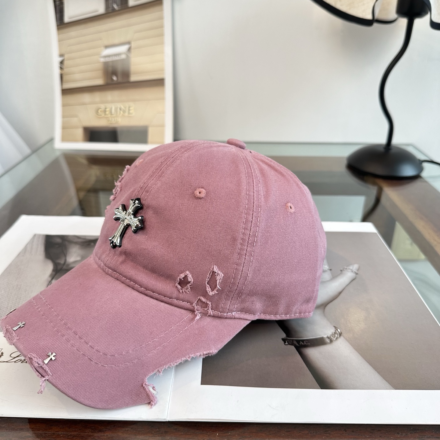 Chrome hearts 克罗心 新款十字架 高品质棒球帽，高端定制版！网红时尚博主同款！墙裂推荐！质