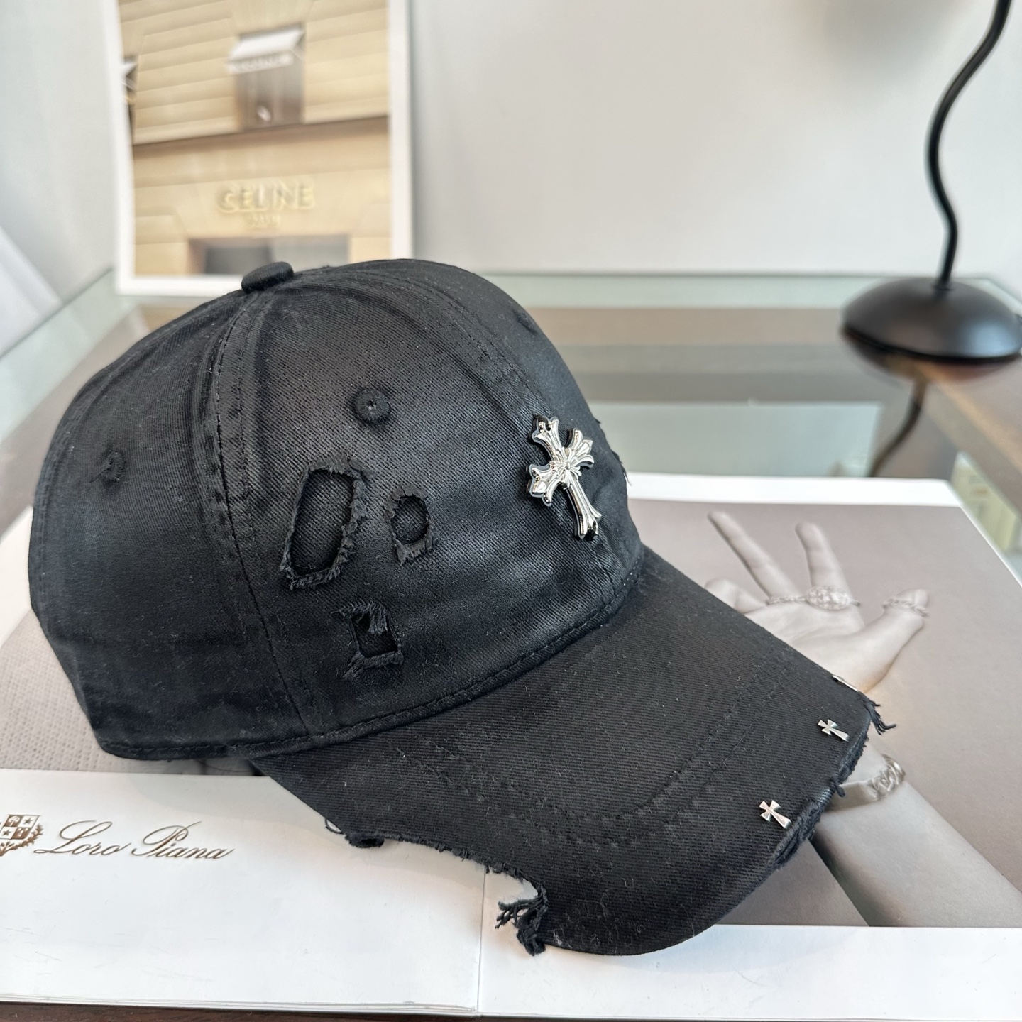 Chrome hearts 克罗心 新款十字架 高品质棒球帽，高端定制版！网红时尚博主同款！墙裂推荐！质