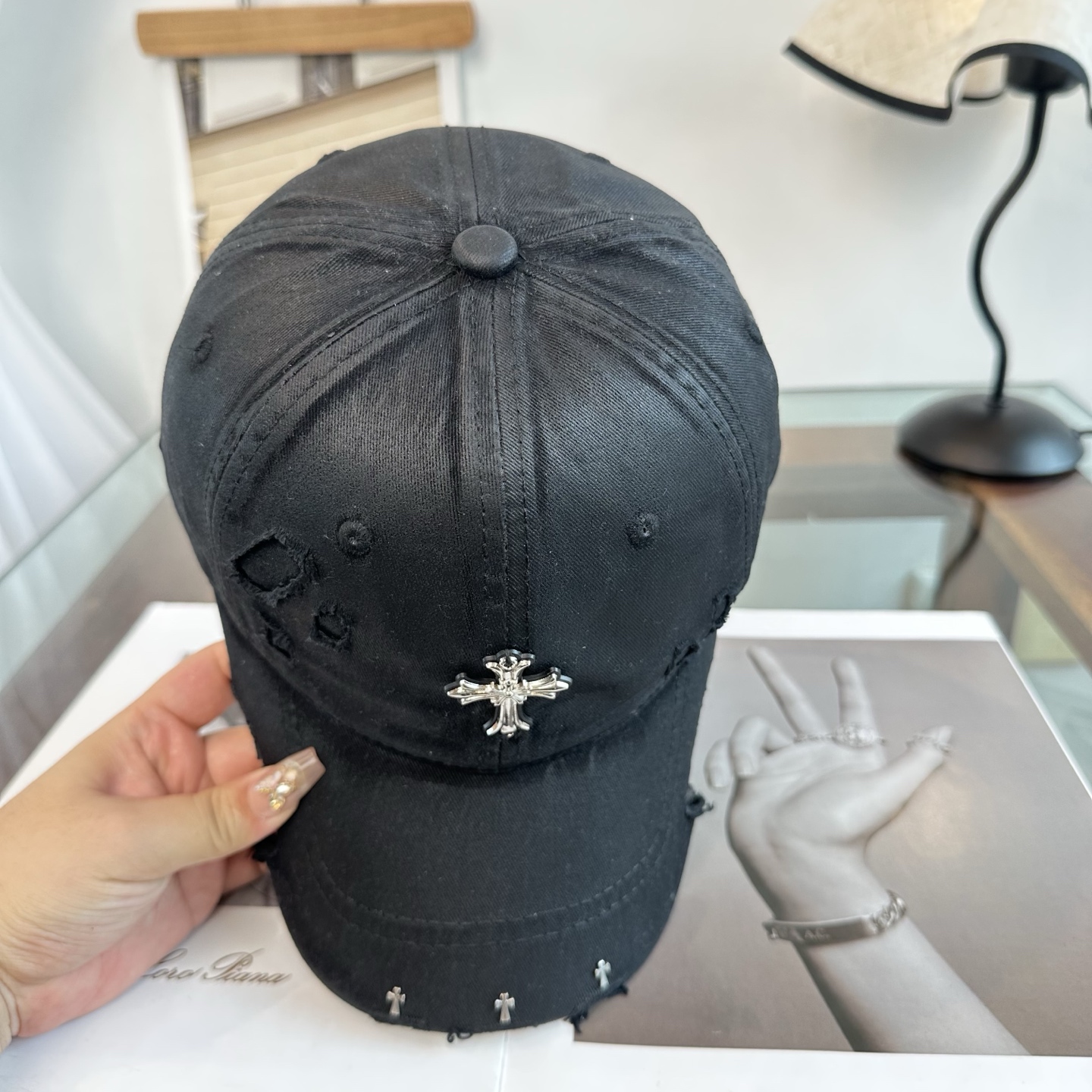 Chrome hearts 克罗心 新款十字架 高品质棒球帽，高端定制版！网红时尚博主同款！墙裂推荐！质