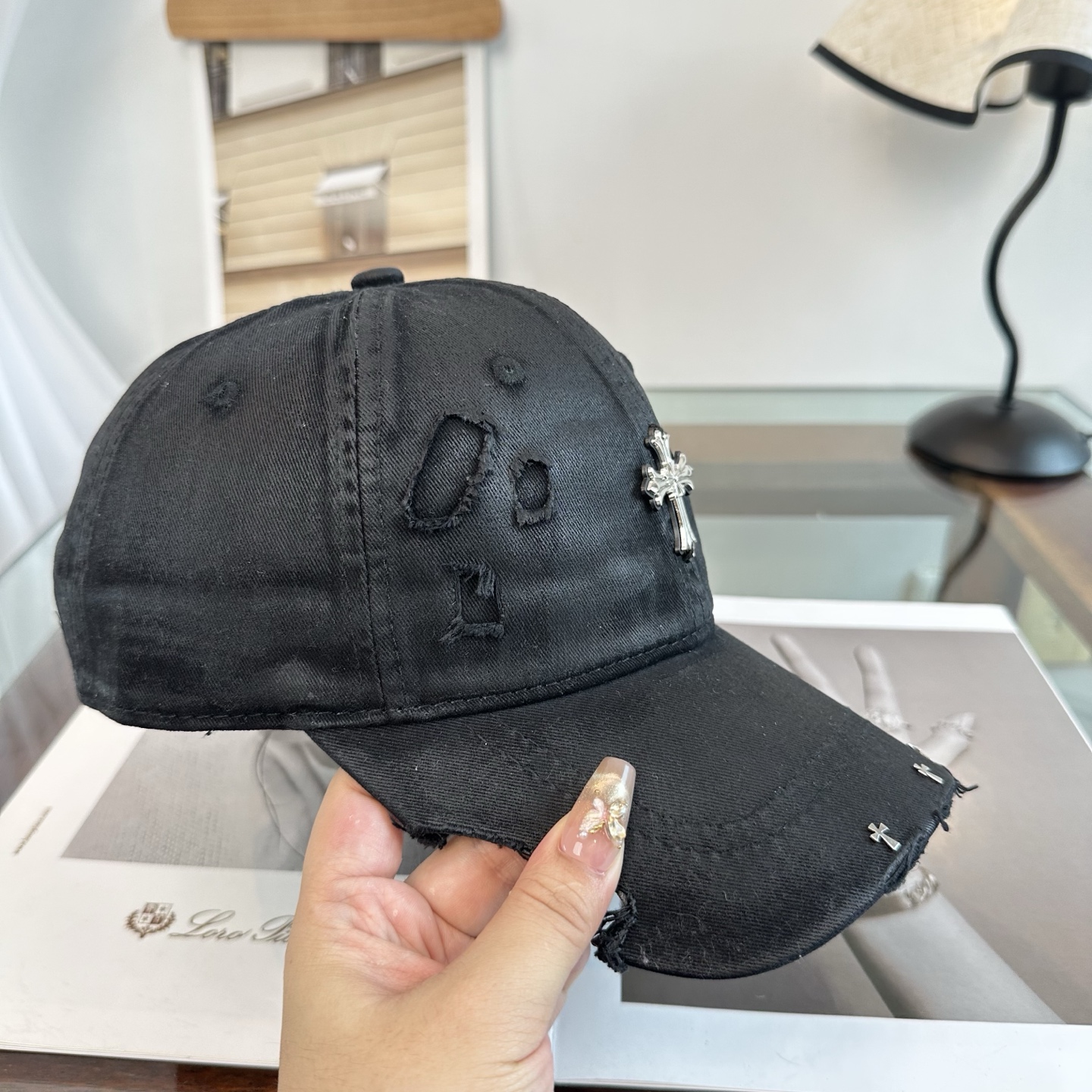Chrome hearts 克罗心 新款十字架 高品质棒球帽，高端定制版！网红时尚博主同款！墙裂推荐！质