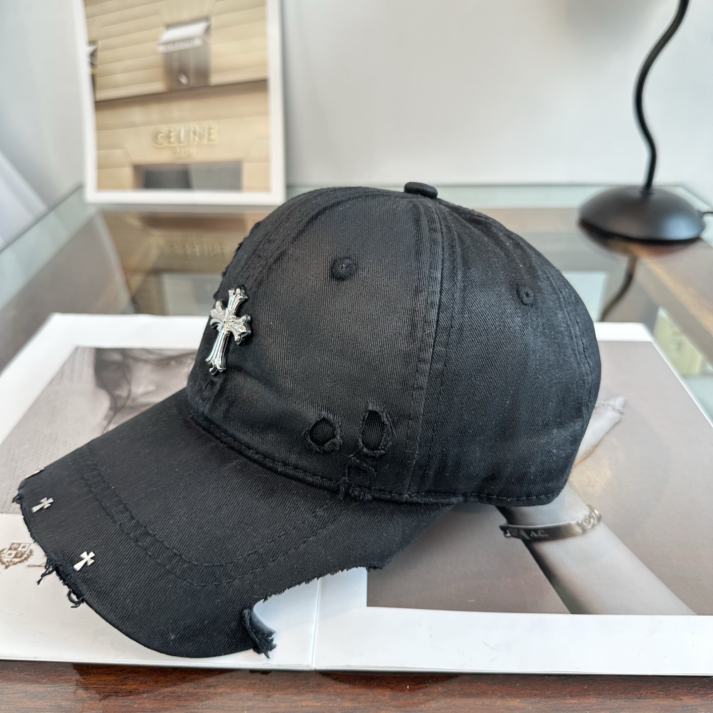 Chrome hearts 克罗心 新款十字架 高品质棒球帽，高端定制版！网红时尚博主同款！墙裂推荐！质