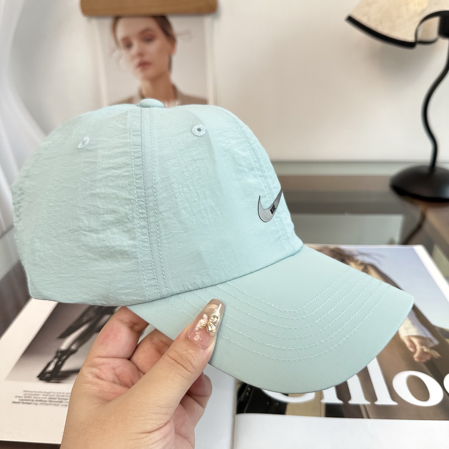 耐克✅棒球帽纯色系给足街头风，时尚达人挚爱的色调精选效果超完美！细节做工无可挑剔！男女同款！