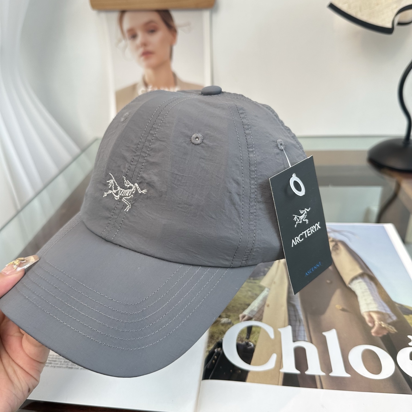 ARCTERYX SMALL BIRD HAT 始祖鸟弯檐棒球帽轻量帽子防晒帽遮阳帽情侣款SMALL B