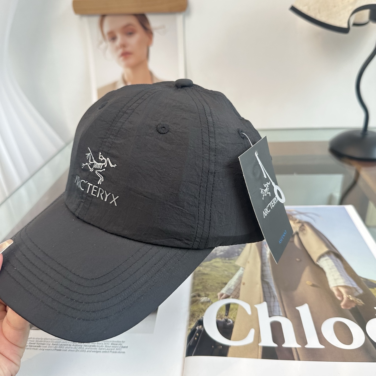 ARCTERYX SMALL BIRD HAT 始祖鸟弯檐棒球帽轻量帽子防晒帽遮阳帽情侣款SMALL B