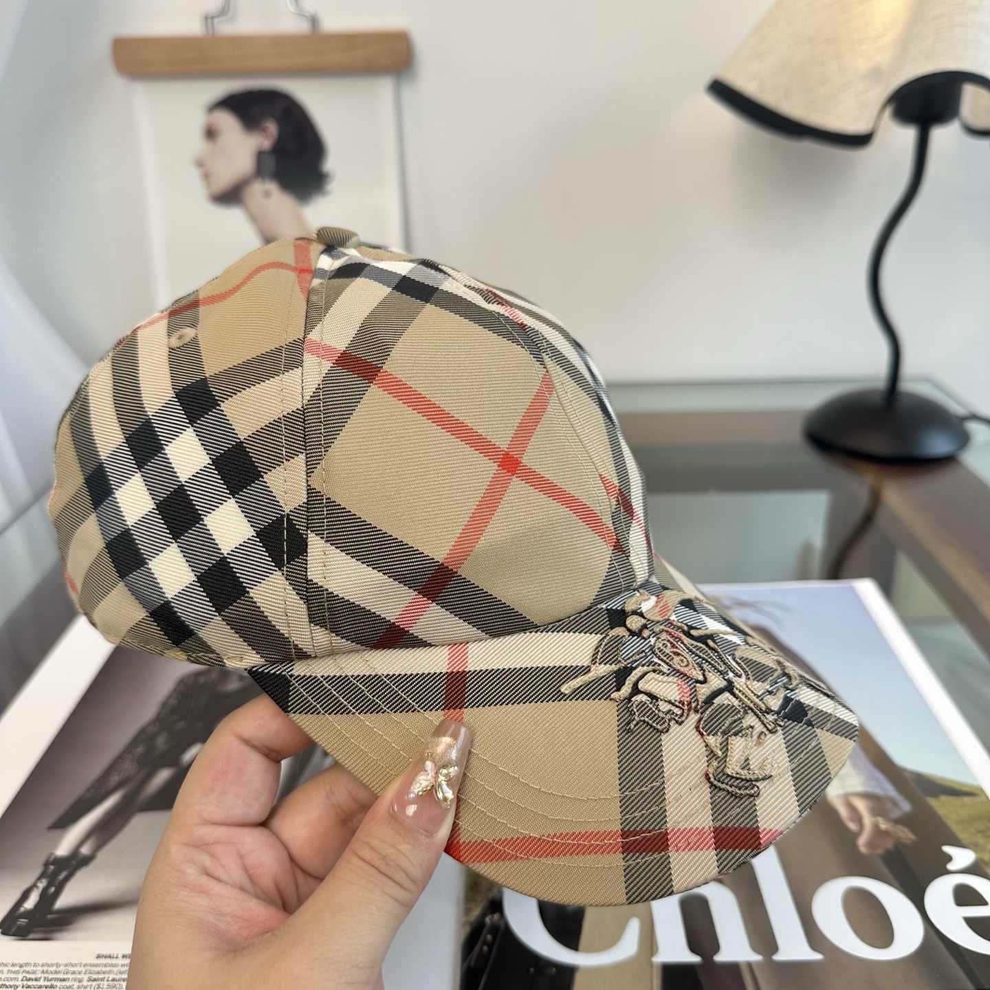 巴宝莉BURBERRY官网同步上线 韩版新款英伦风定制款1:1原单品质 男女通用棒球帽 美邦工艺 高版品