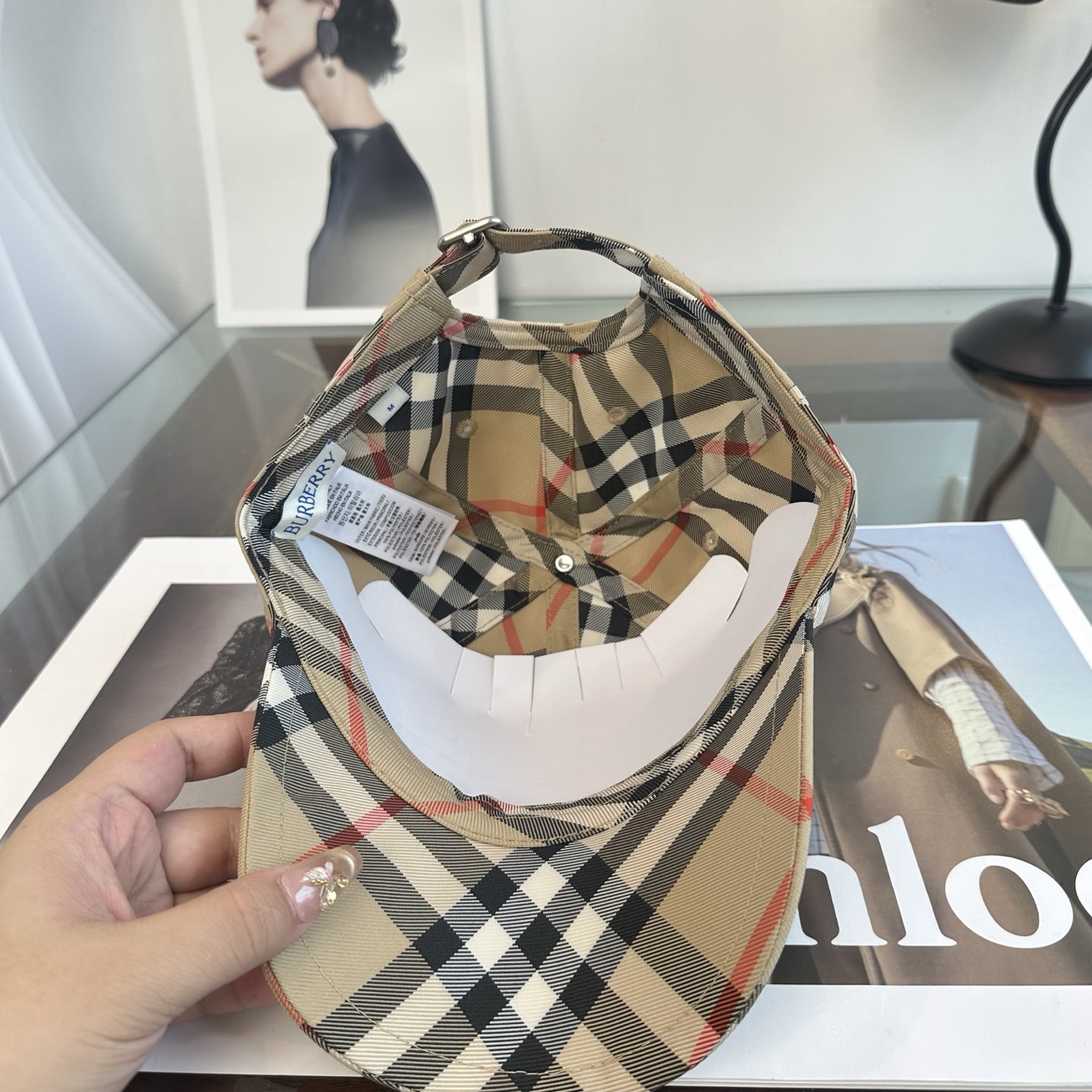 巴宝莉BURBERRY官网同步上线 韩版新款英伦风定制款1:1原单品质 男女通用棒球帽 美邦工艺 高版品