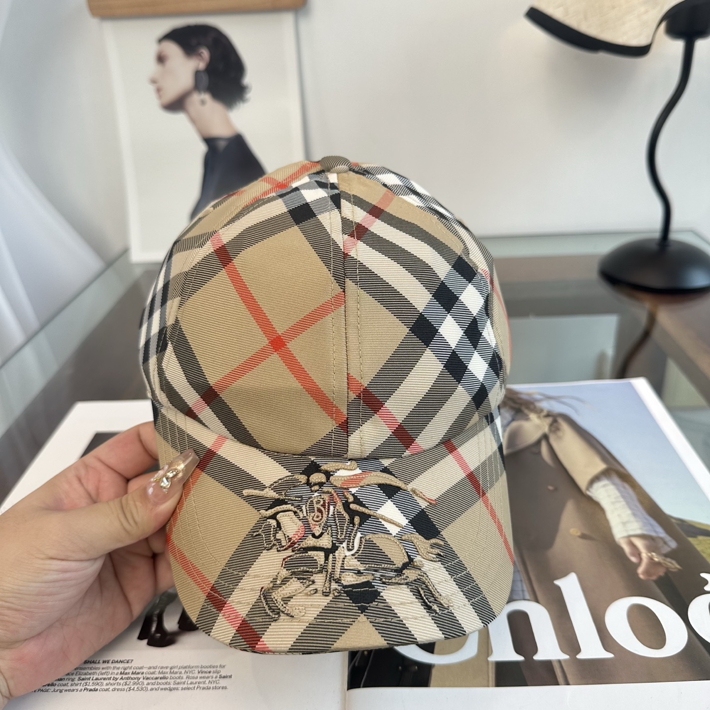 巴宝莉BURBERRY官网同步上线 韩版新款英伦风定制款1:1原单品质 男女通用棒球帽 美邦工艺 高版品
