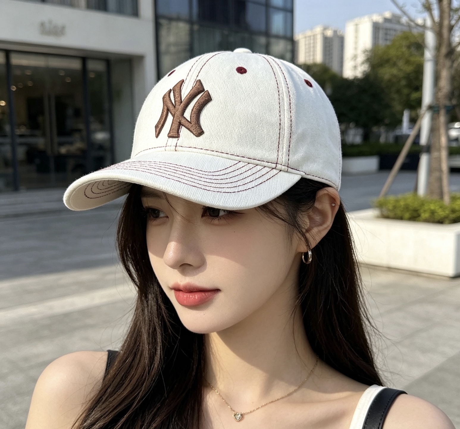 NY 棒球帽纯色系给足街头风，时尚达人挚爱的色调精选效果超完美！细节做工无可挑剔！男女同款！