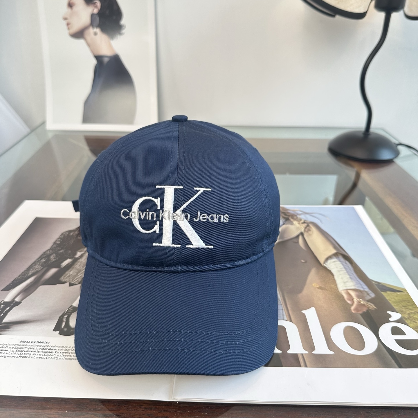 Calvin Klein，CKlogo春夏新款棒球帽 小红书推荐，时尚百搭，众多明星都喜欢的一款，非常爆