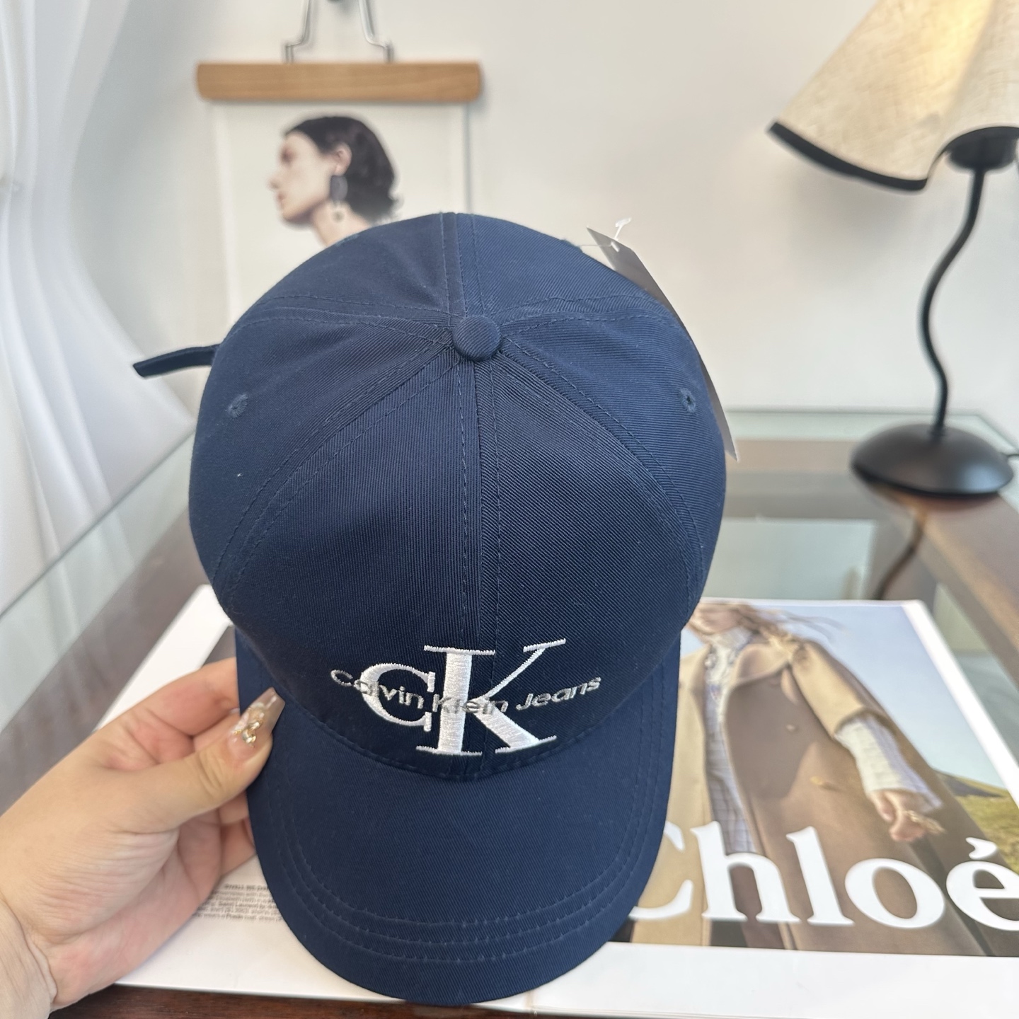 Calvin Klein，CKlogo春夏新款棒球帽 小红书推荐，时尚百搭，众多明星都喜欢的一款，非常爆