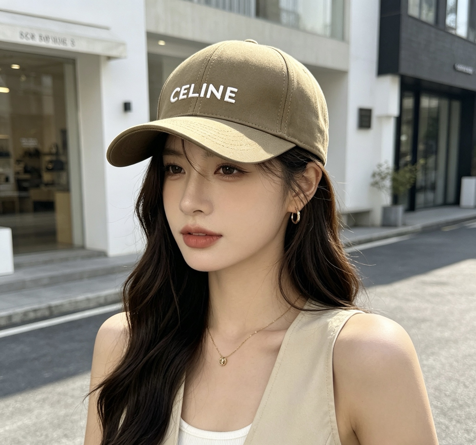 爆款CELINE（赛琳）简约明星同款最新棒球帽，时尚潮流，高端做工！每一个帽子都是用心之作！非一般的品质