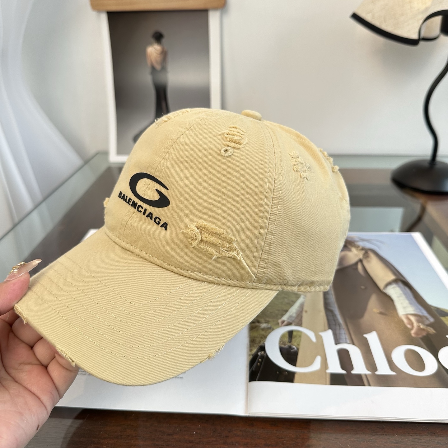 新品Balenciaga 巴黎世家字母新款棒球帽现货秒发🧢简约时尚超级无敌好看的帽子！情侣款！