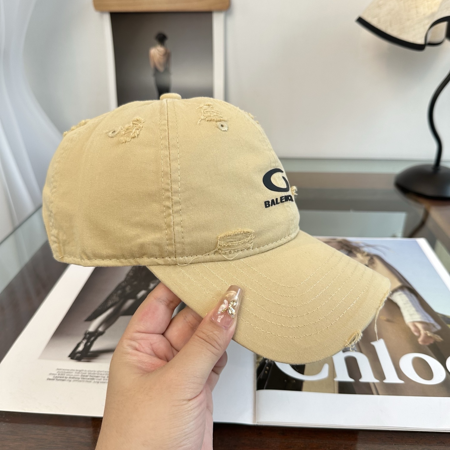 新品Balenciaga 巴黎世家字母新款棒球帽现货秒发🧢简约时尚超级无敌好看的帽子！情侣款！