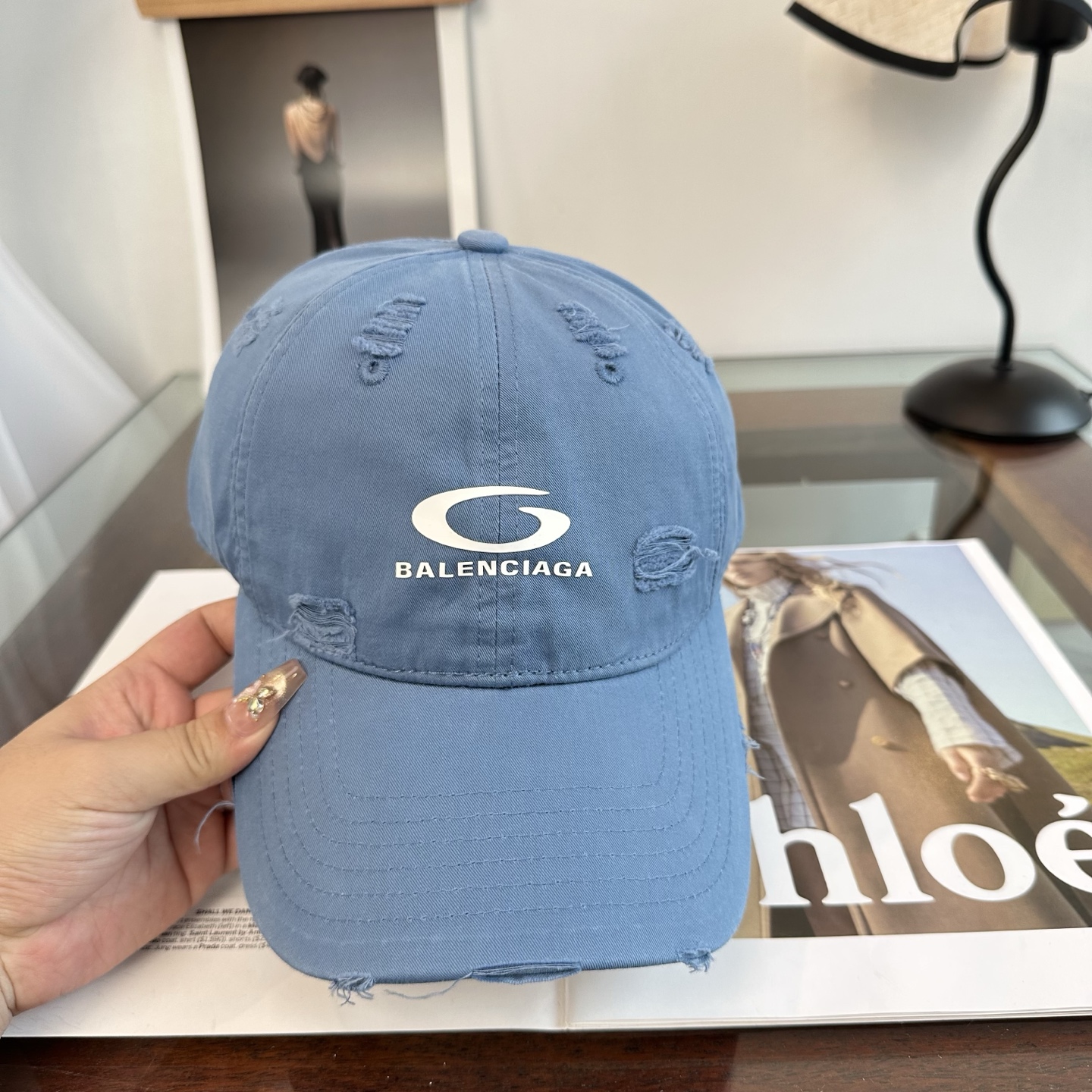新品Balenciaga 巴黎世家字母新款棒球帽现货秒发🧢简约时尚超级无敌好看的帽子！情侣款！