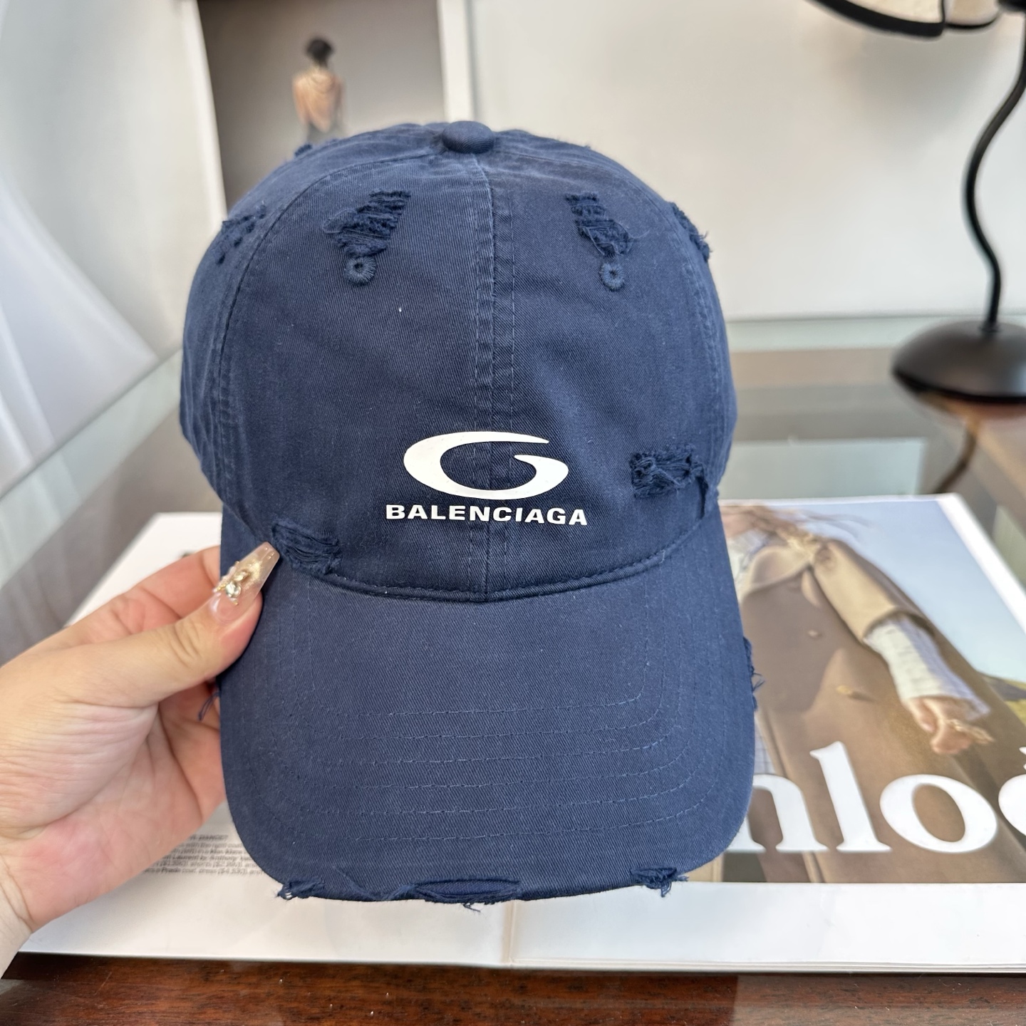新品Balenciaga 巴黎世家字母新款棒球帽现货秒发🧢简约时尚超级无敌好看的帽子！情侣款！