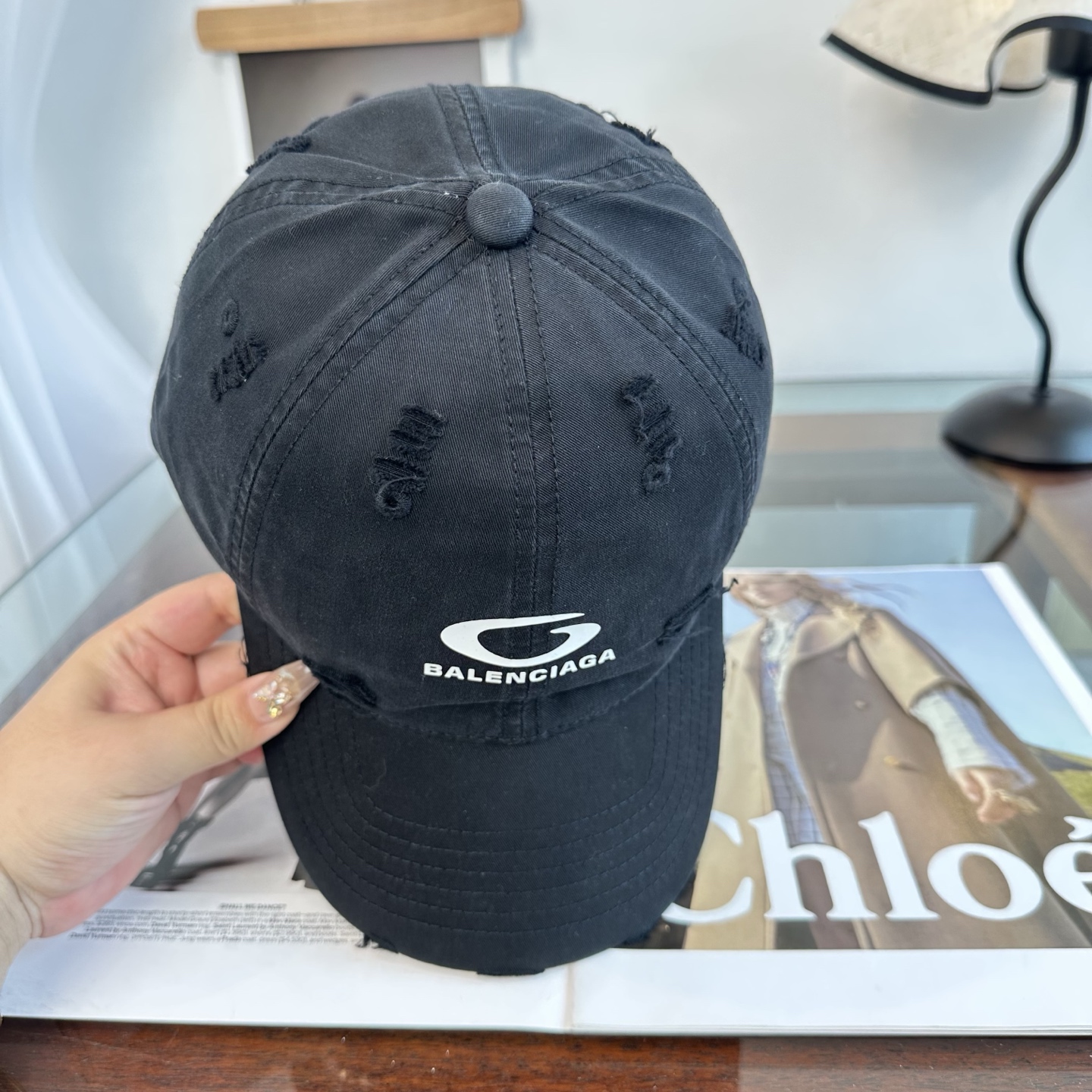 新品Balenciaga 巴黎世家字母新款棒球帽现货秒发🧢简约时尚超级无敌好看的帽子！情侣款！