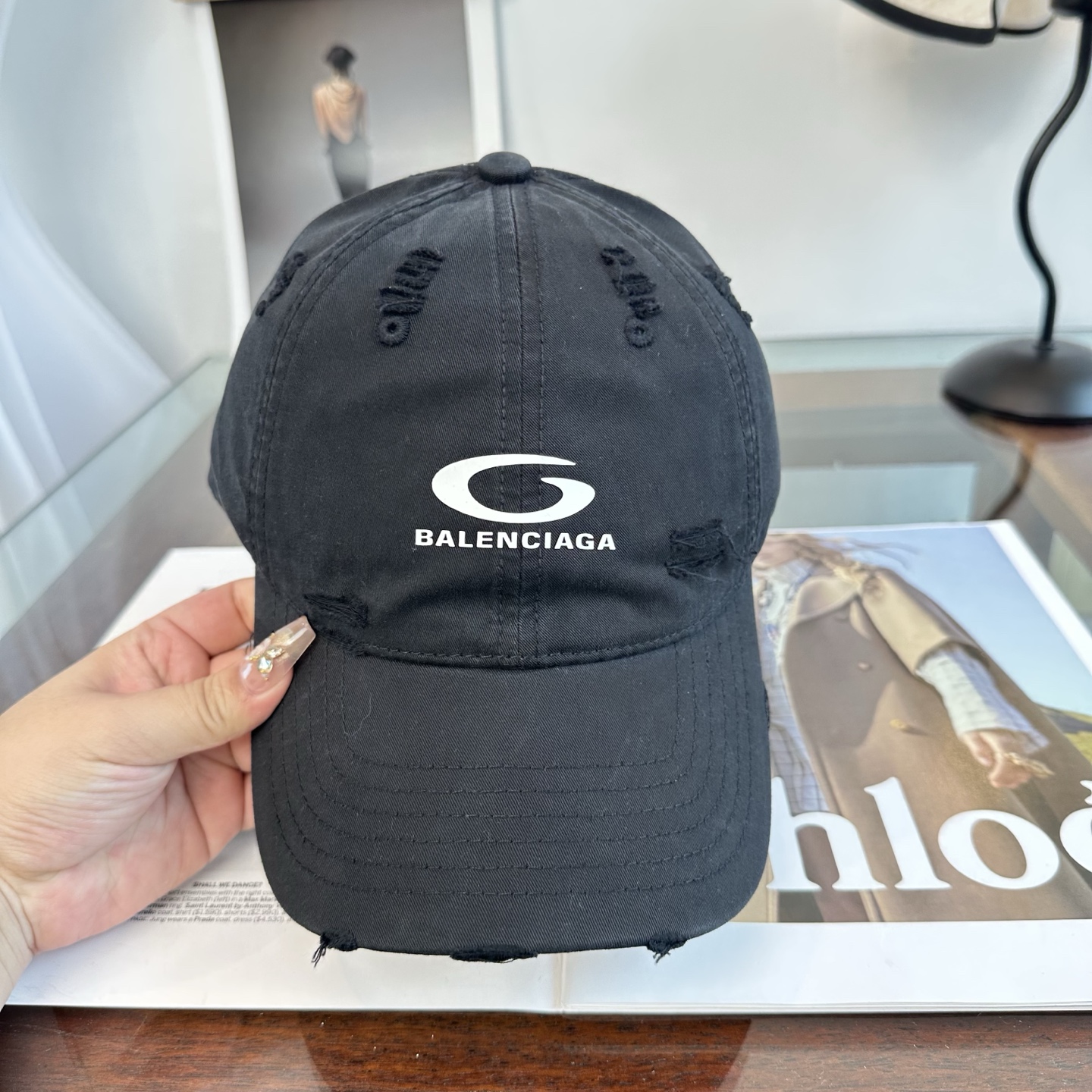 新品Balenciaga 巴黎世家字母新款棒球帽现货秒发🧢简约时尚超级无敌好看的帽子！情侣款！
