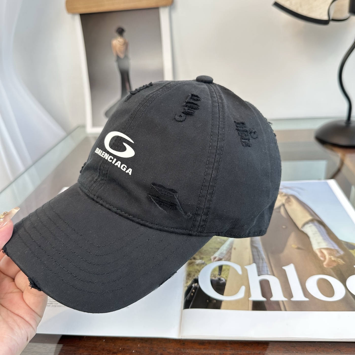 新品Balenciaga 巴黎世家字母新款棒球帽现货秒发🧢简约时尚超级无敌好看的帽子！情侣款！