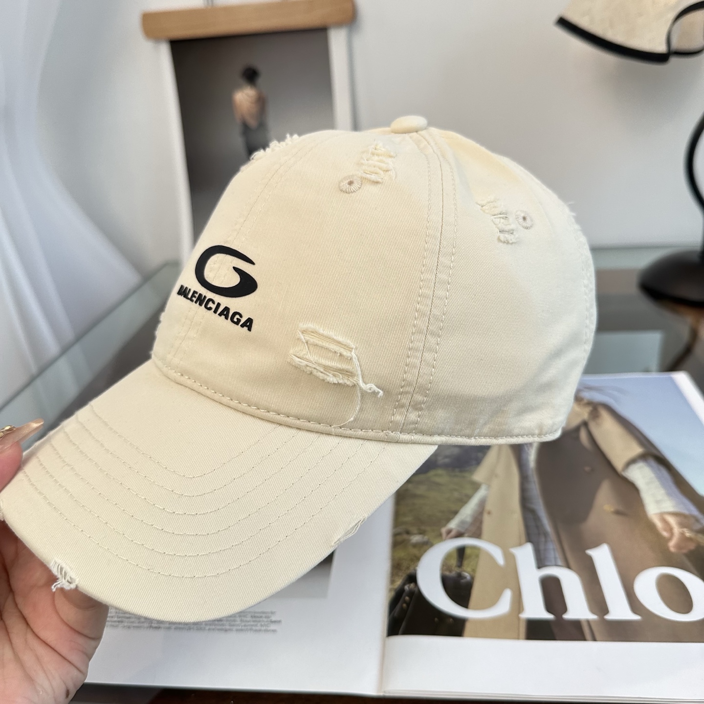 新品Balenciaga 巴黎世家字母新款棒球帽现货秒发🧢简约时尚超级无敌好看的帽子！情侣款！