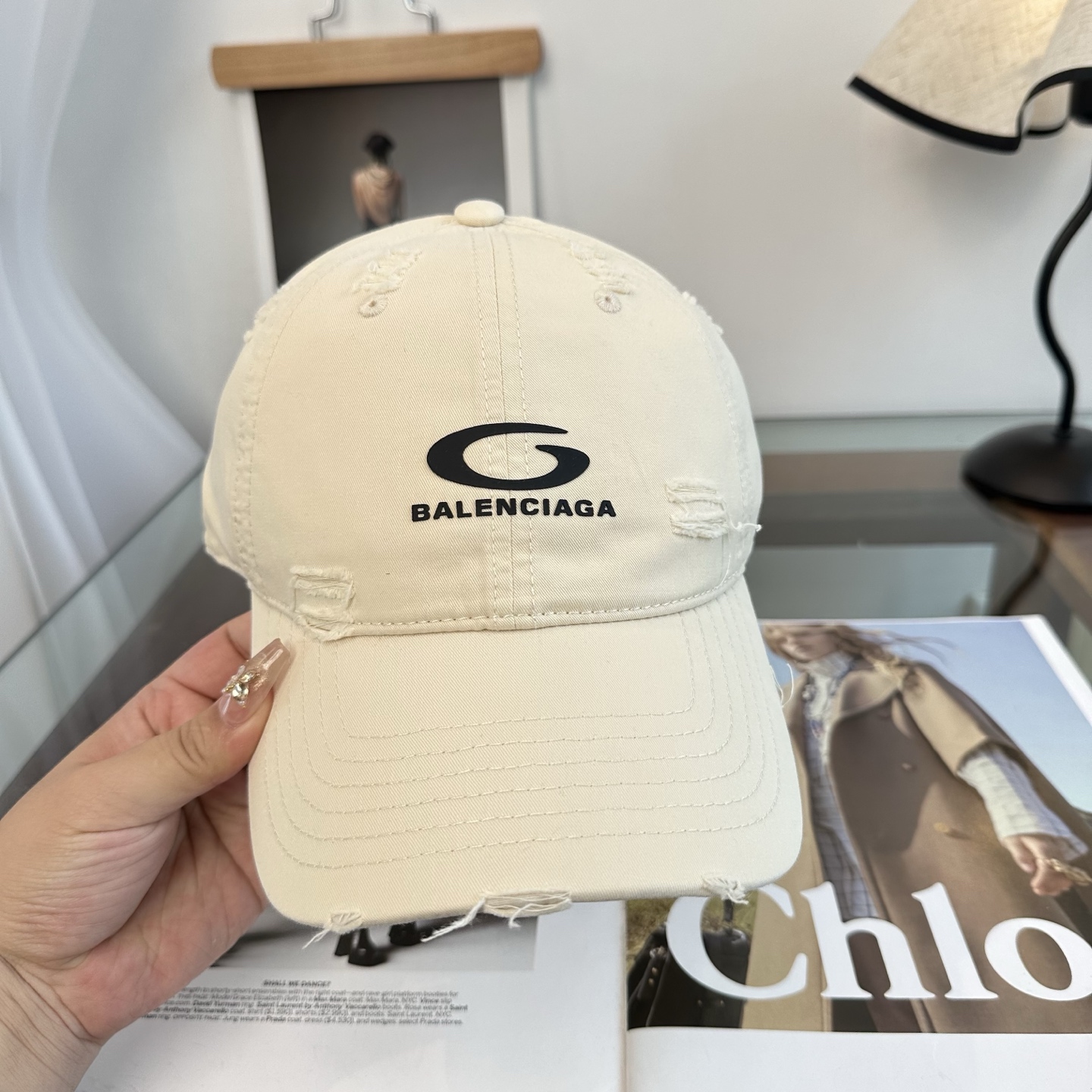 新品Balenciaga 巴黎世家字母新款棒球帽现货秒发🧢简约时尚超级无敌好看的帽子！情侣款！
