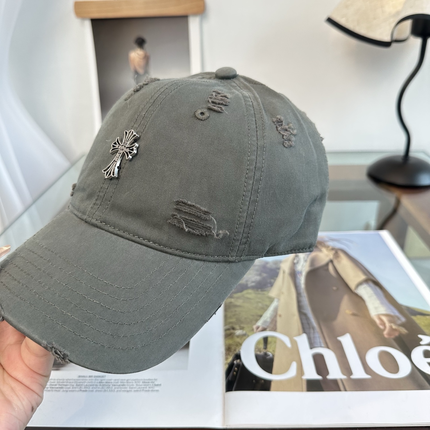 Chrome hearts 克罗心 新款十字架 高品质棒球帽，高端定制版！网红时尚博主同款！墙裂推荐！质
