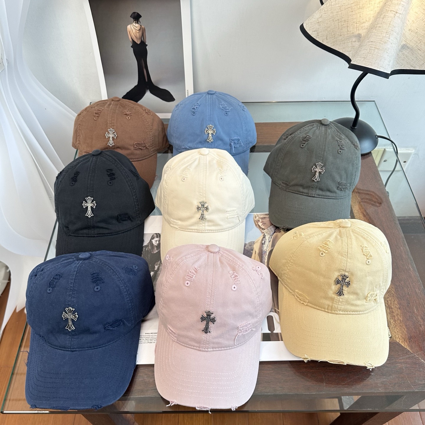 Chrome hearts 克罗心 新款十字架 高品质棒球帽，高端定制版！网红时尚博主同款！墙裂推荐！质