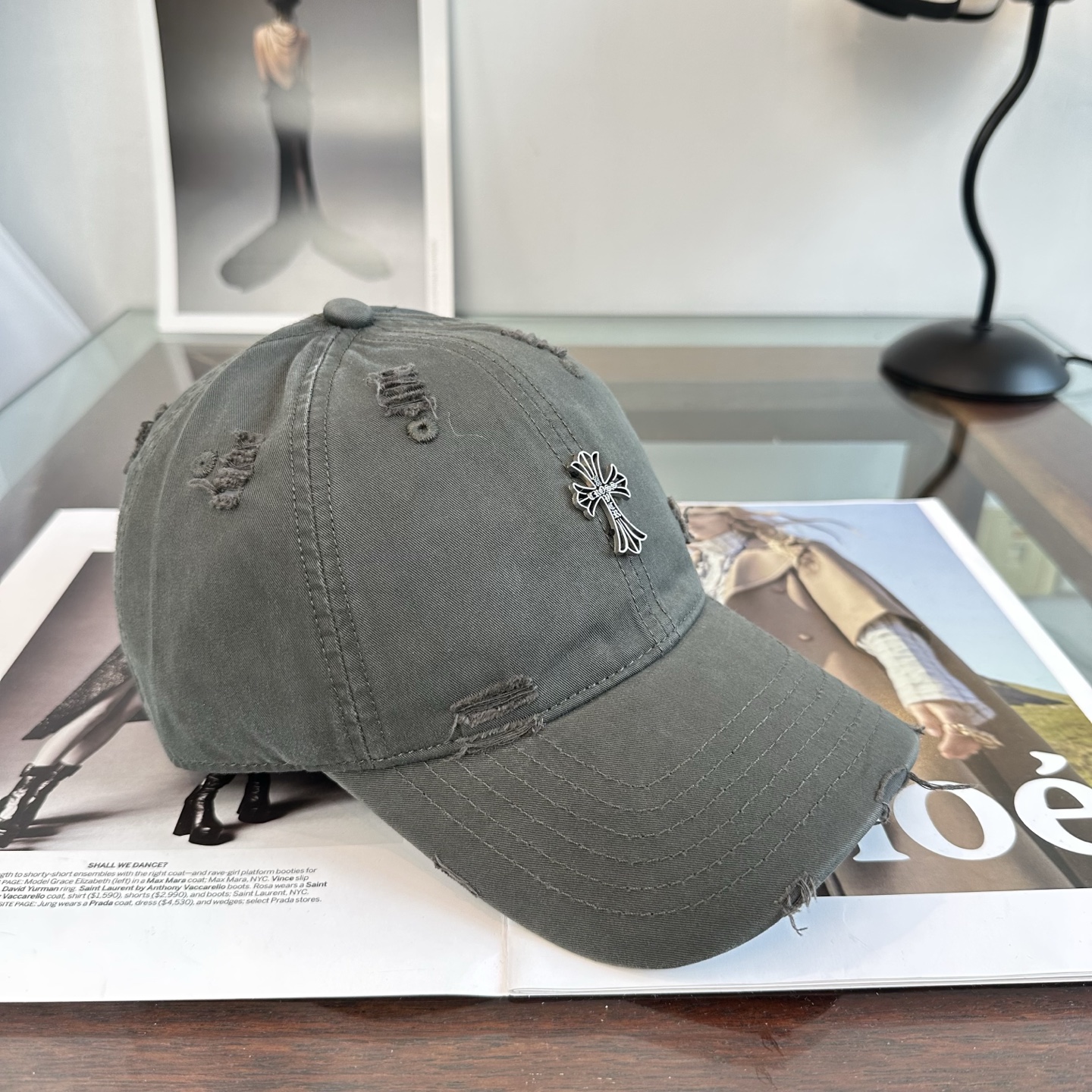 Chrome hearts 克罗心 新款十字架 高品质棒球帽，高端定制版！网红时尚博主同款！墙裂推荐！质