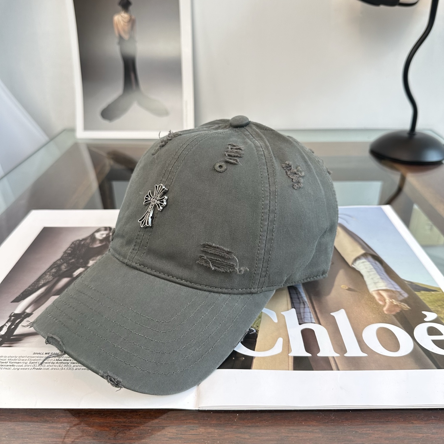 Chrome hearts 克罗心 新款十字架 高品质棒球帽，高端定制版！网红时尚博主同款！墙裂推荐！质