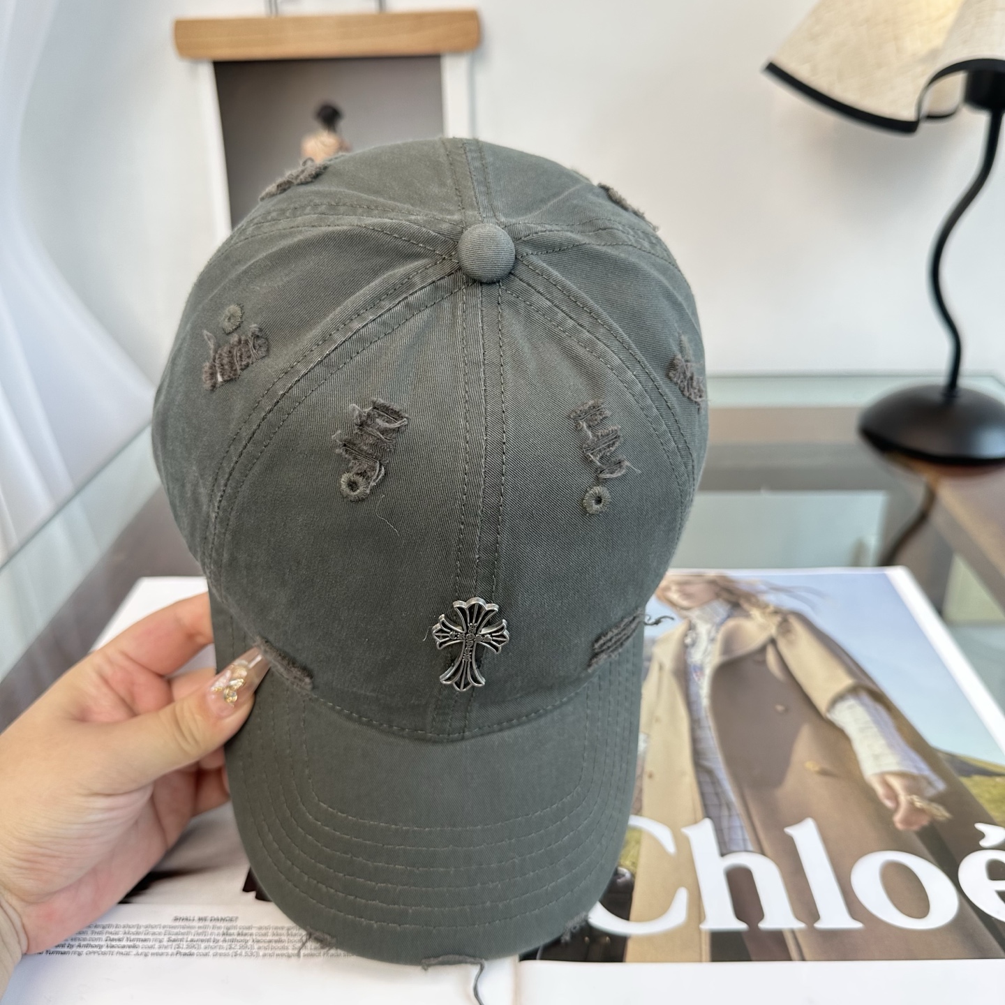 Chrome hearts 克罗心 新款十字架 高品质棒球帽，高端定制版！网红时尚博主同款！墙裂推荐！质