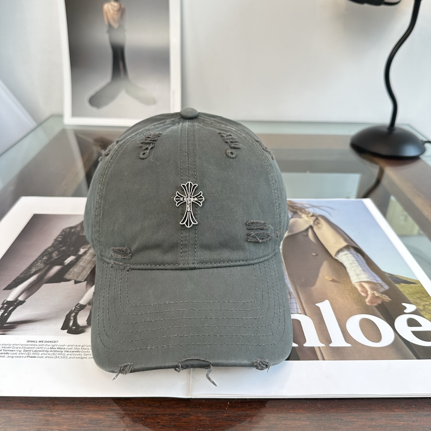 Chrome hearts 克罗心 新款十字架 高品质棒球帽，高端定制版！网红时尚博主同款！墙裂推荐！质