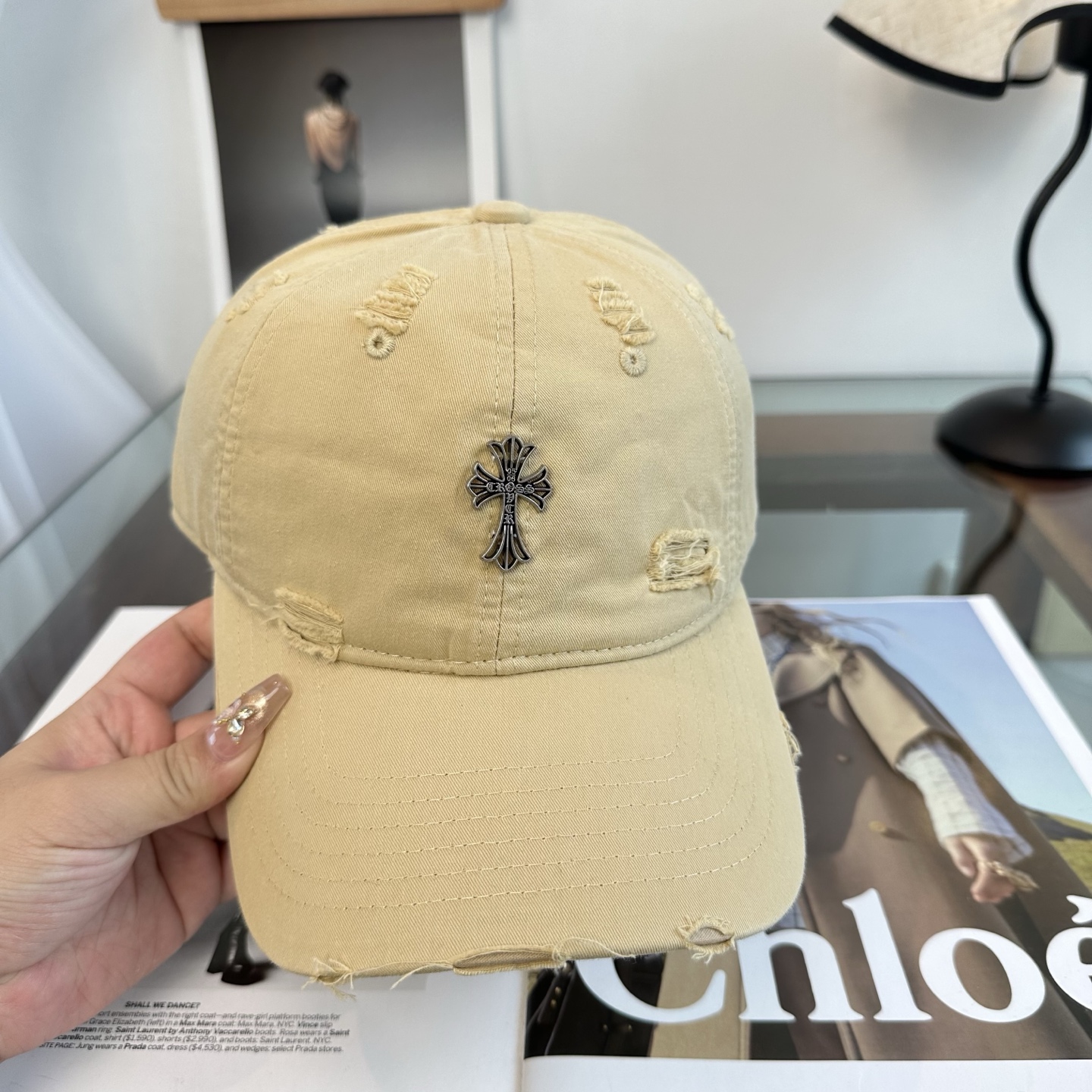Chrome hearts 克罗心 新款十字架 高品质棒球帽，高端定制版！网红时尚博主同款！墙裂推荐！质