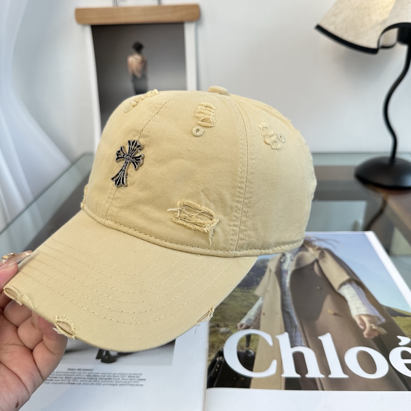 Chrome hearts 克罗心 新款十字架 高品质棒球帽，高端定制版！网红时尚博主同款！墙裂推荐！质