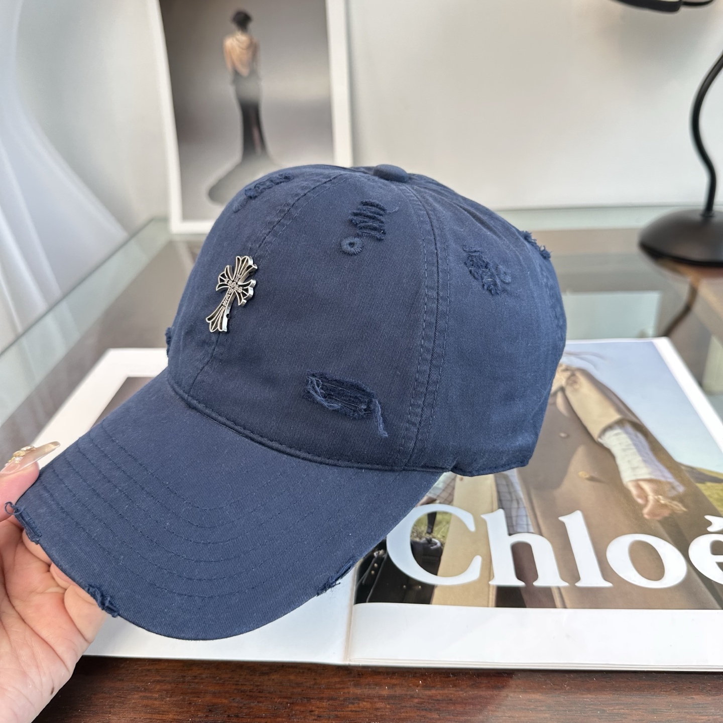 Chrome hearts 克罗心 新款十字架 高品质棒球帽，高端定制版！网红时尚博主同款！墙裂推荐！质