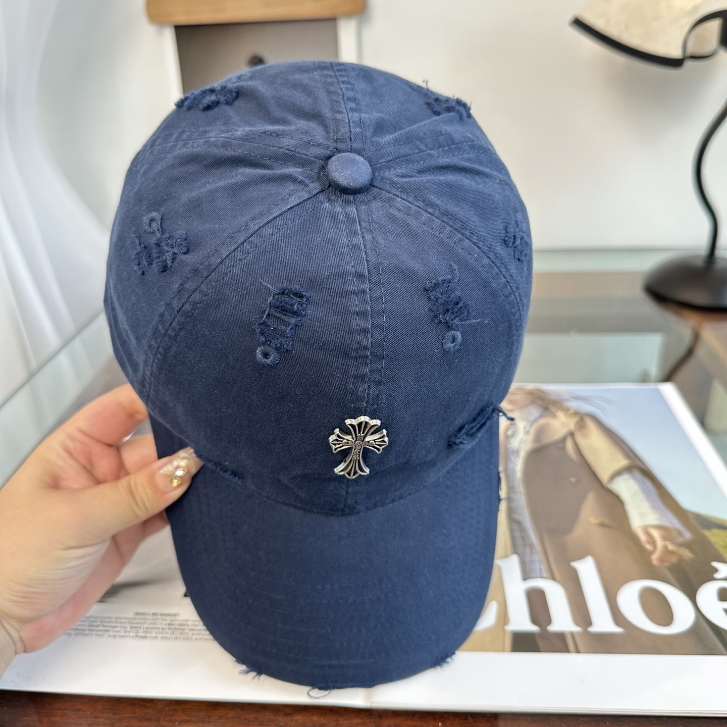 Chrome hearts 克罗心 新款十字架 高品质棒球帽，高端定制版！网红时尚博主同款！墙裂推荐！质