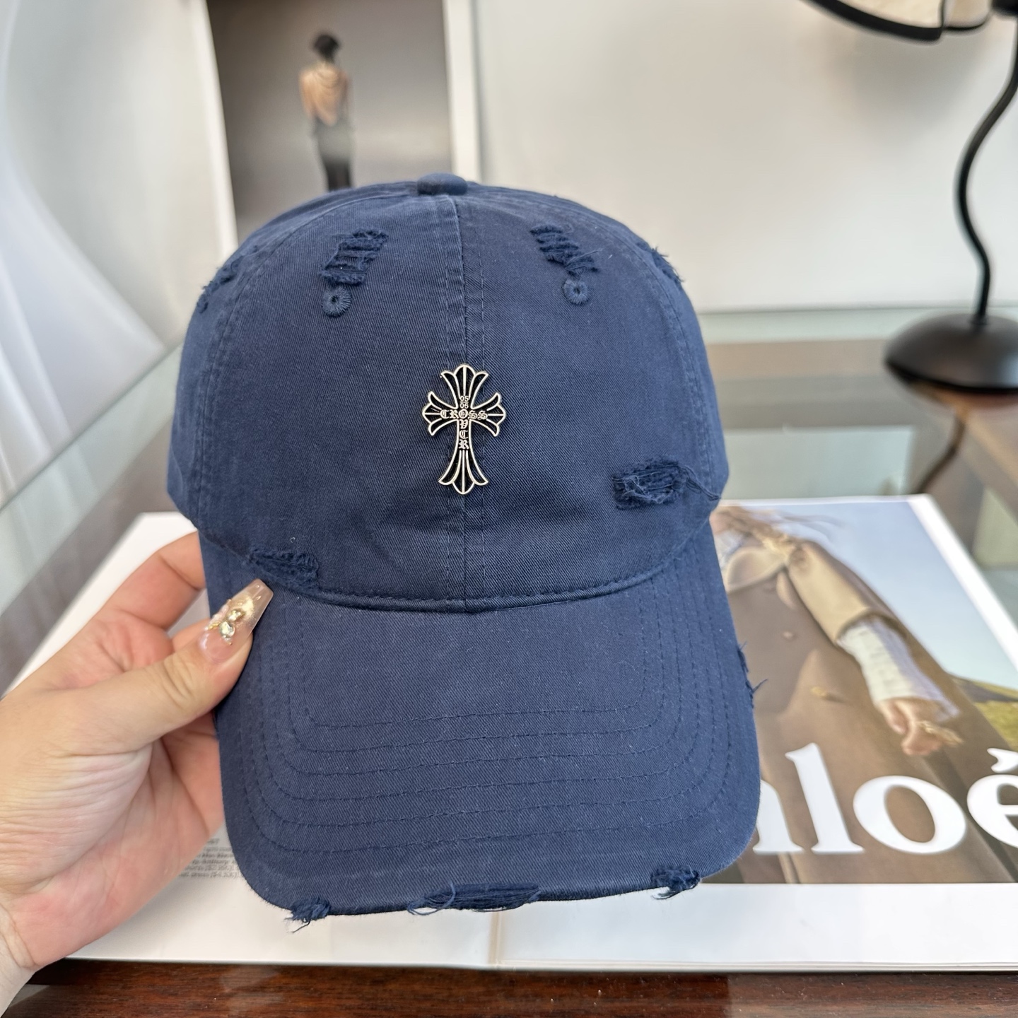 Chrome hearts 克罗心 新款十字架 高品质棒球帽，高端定制版！网红时尚博主同款！墙裂推荐！质