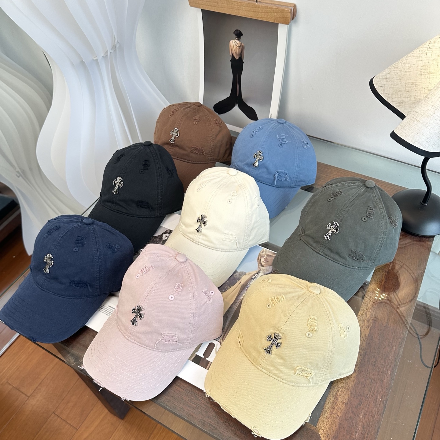 Chrome hearts 克罗心 新款十字架 高品质棒球帽，高端定制版！网红时尚博主同款！墙裂推荐！质