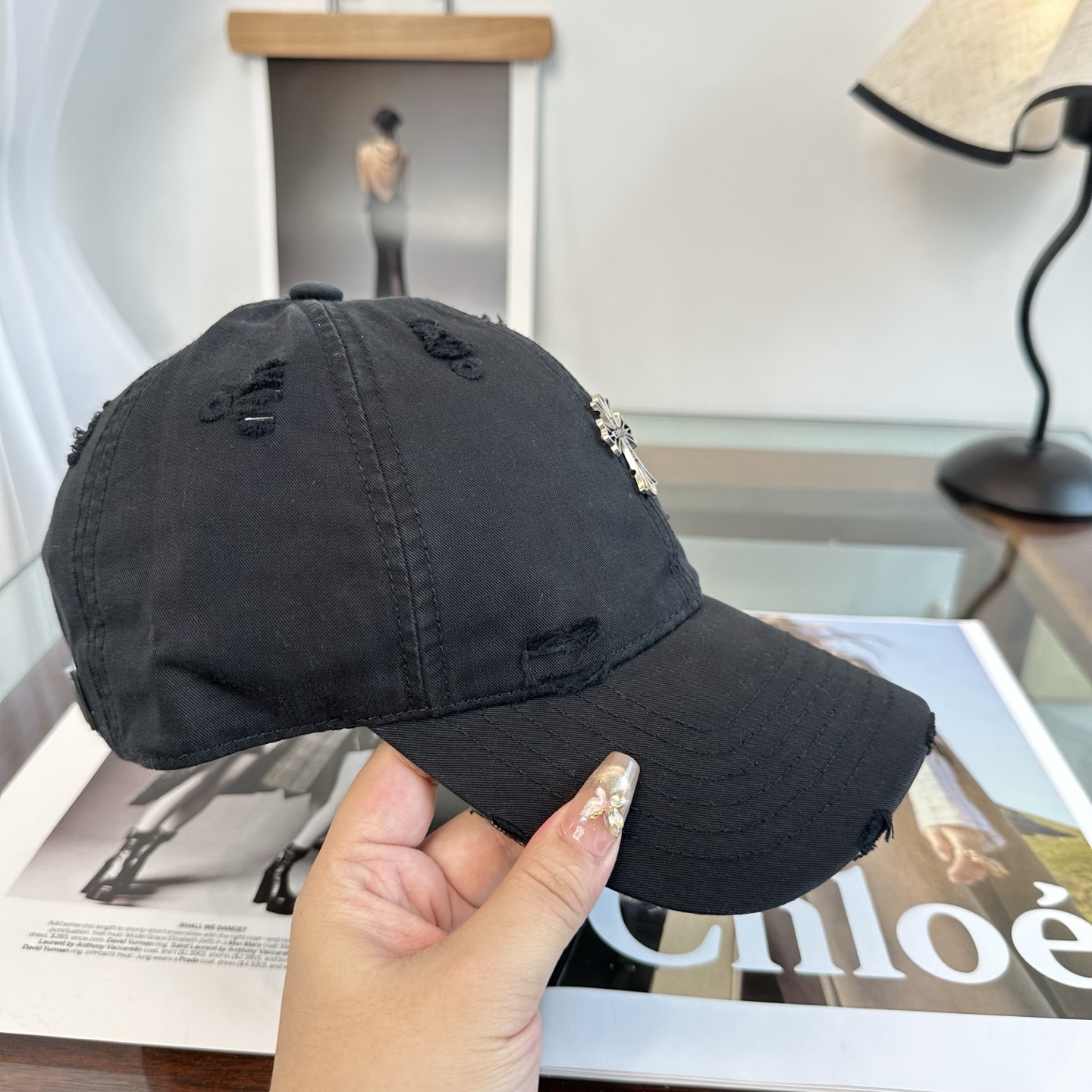 Chrome hearts 克罗心 新款十字架 高品质棒球帽，高端定制版！网红时尚博主同款！墙裂推荐！质