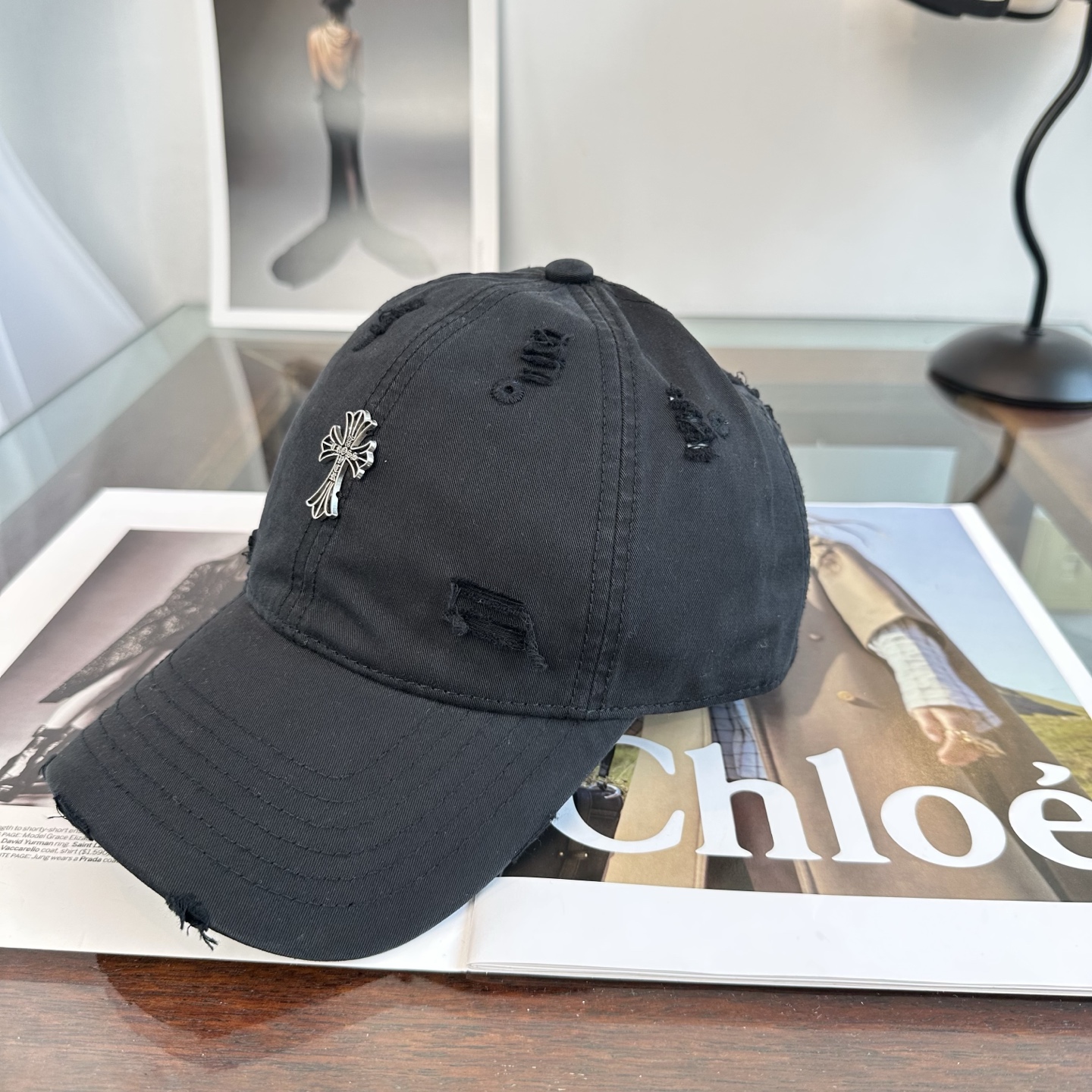 Chrome hearts 克罗心 新款十字架 高品质棒球帽，高端定制版！网红时尚博主同款！墙裂推荐！质