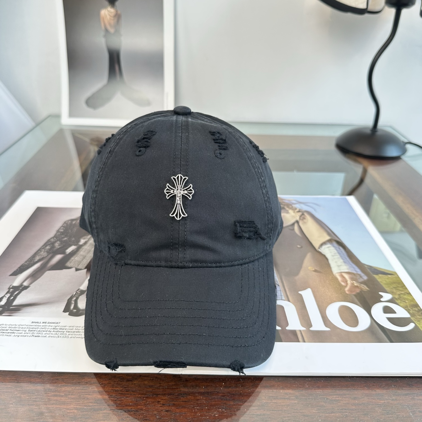 Chrome hearts 克罗心 新款十字架 高品质棒球帽，高端定制版！网红时尚博主同款！墙裂推荐！质