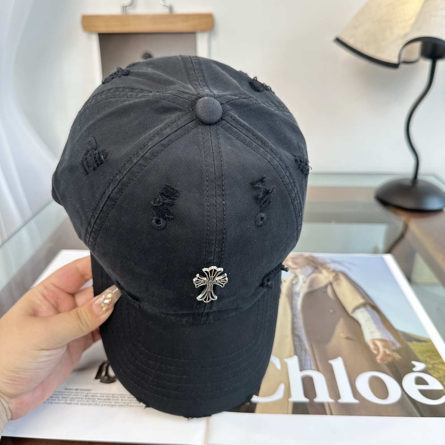 Chrome hearts 克罗心 新款十字架 高品质棒球帽，高端定制版！网红时尚博主同款！墙裂推荐！质
