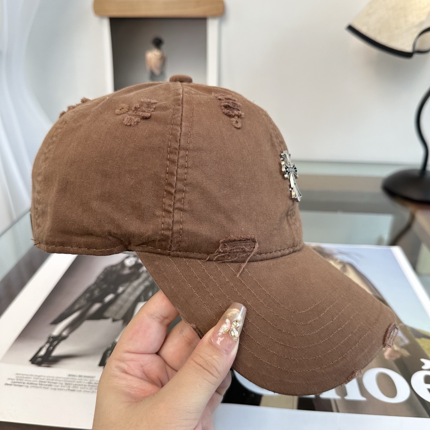Chrome hearts 克罗心 新款十字架 高品质棒球帽，高端定制版！网红时尚博主同款！墙裂推荐！质