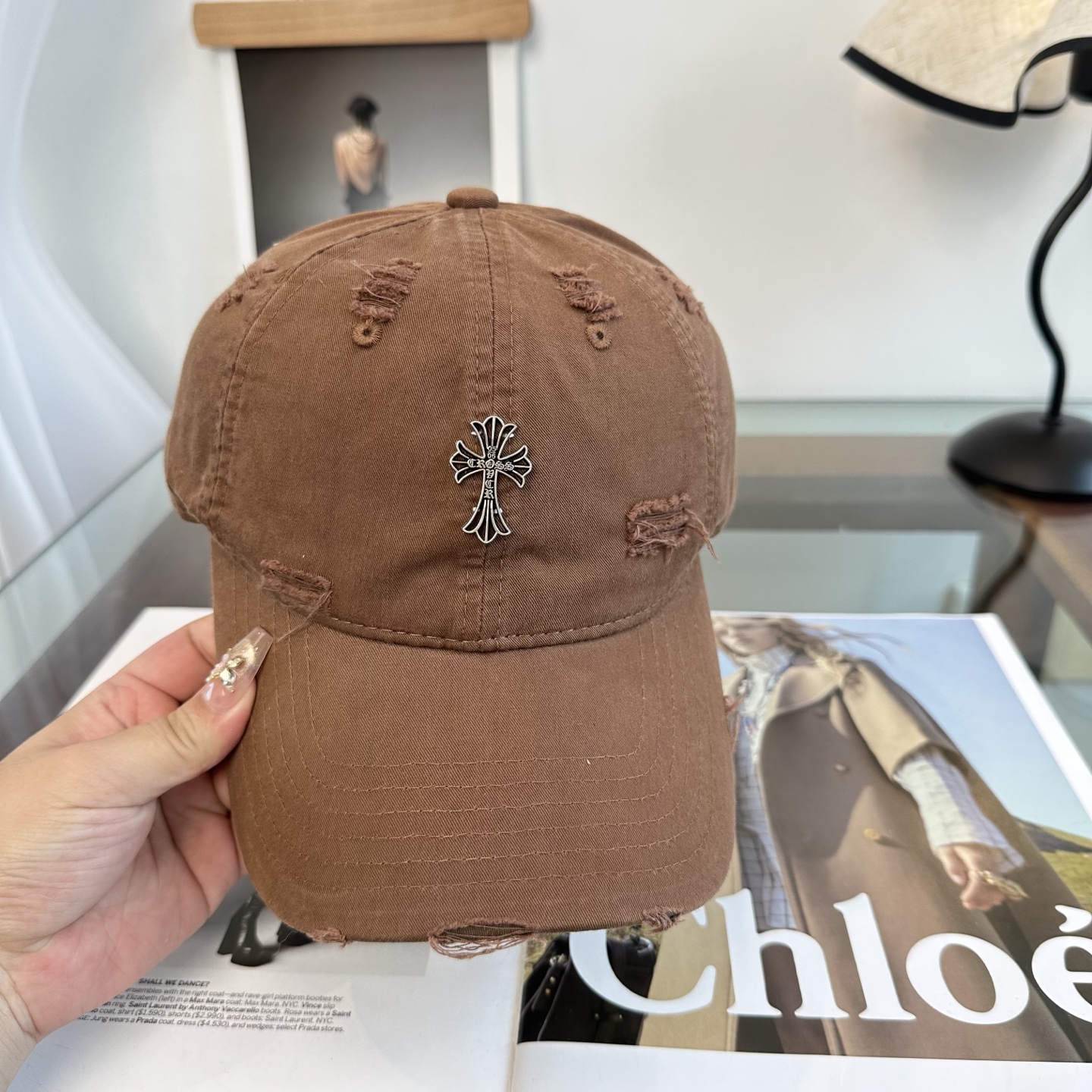 Chrome hearts 克罗心 新款十字架 高品质棒球帽，高端定制版！网红时尚博主同款！墙裂推荐！质