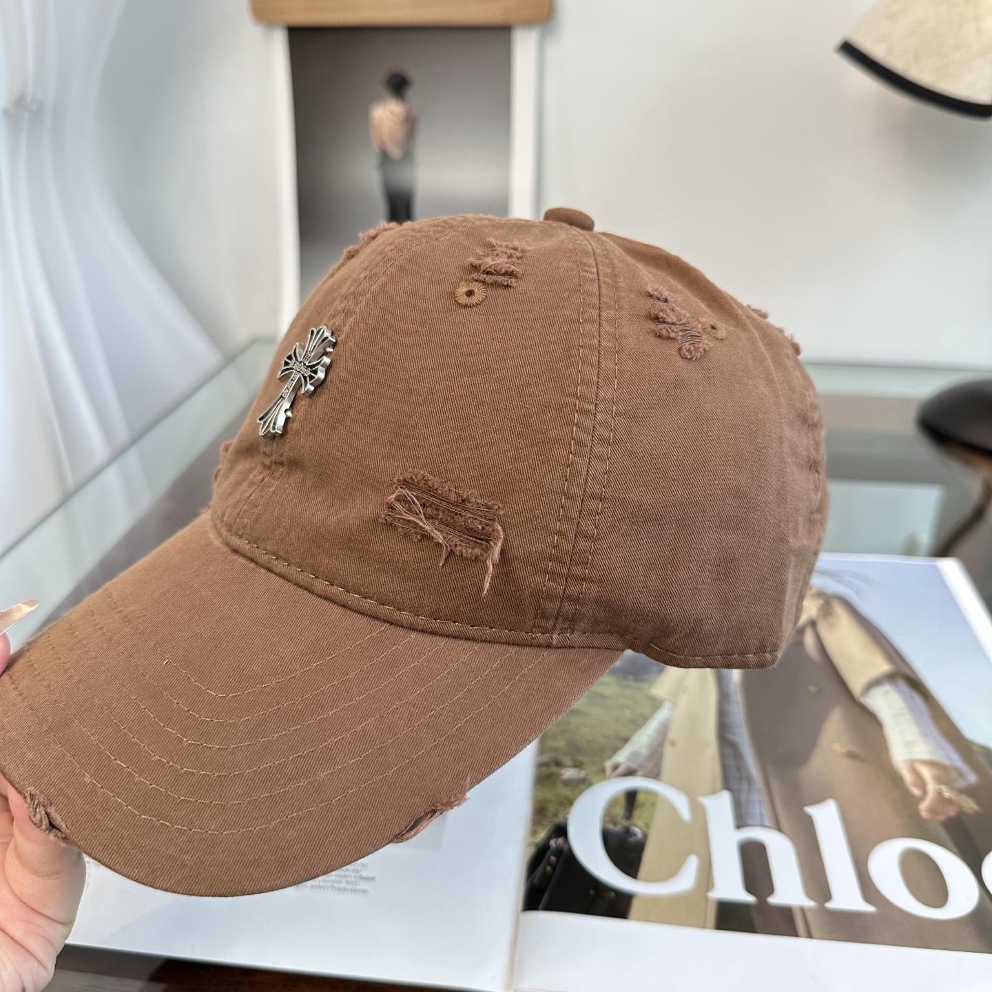 Chrome hearts 克罗心 新款十字架 高品质棒球帽，高端定制版！网红时尚博主同款！墙裂推荐！质