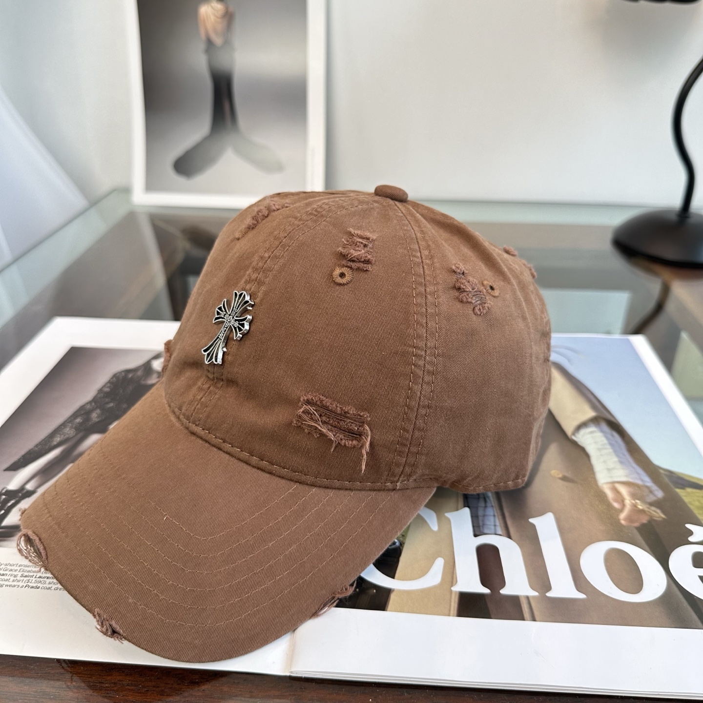 Chrome hearts 克罗心 新款十字架 高品质棒球帽，高端定制版！网红时尚博主同款！墙裂推荐！质